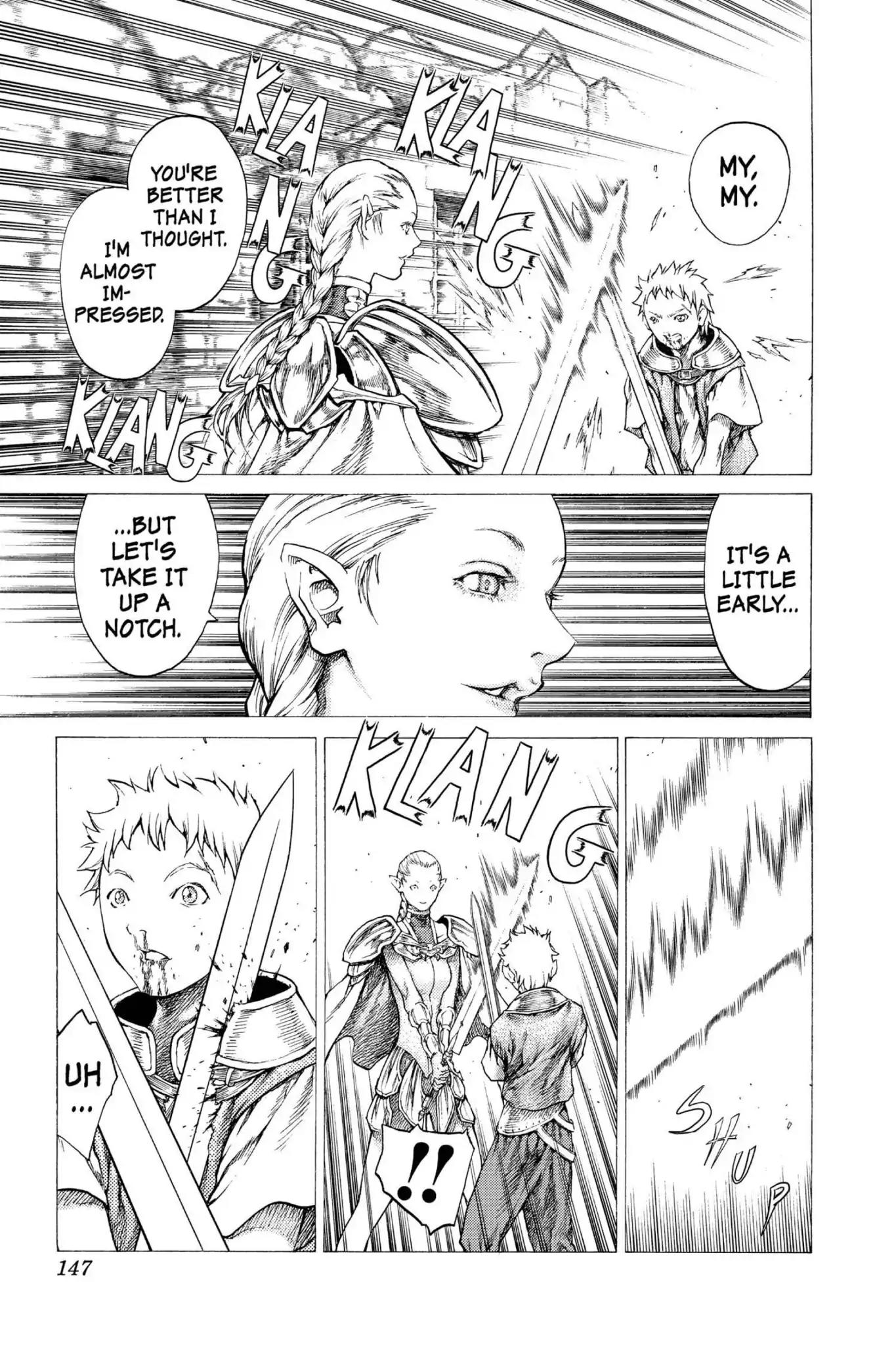 Claymore Chapter 32 page 13 - Chapter 32: Vol.6 Scene 32: The Endless Gravestones, Part 2