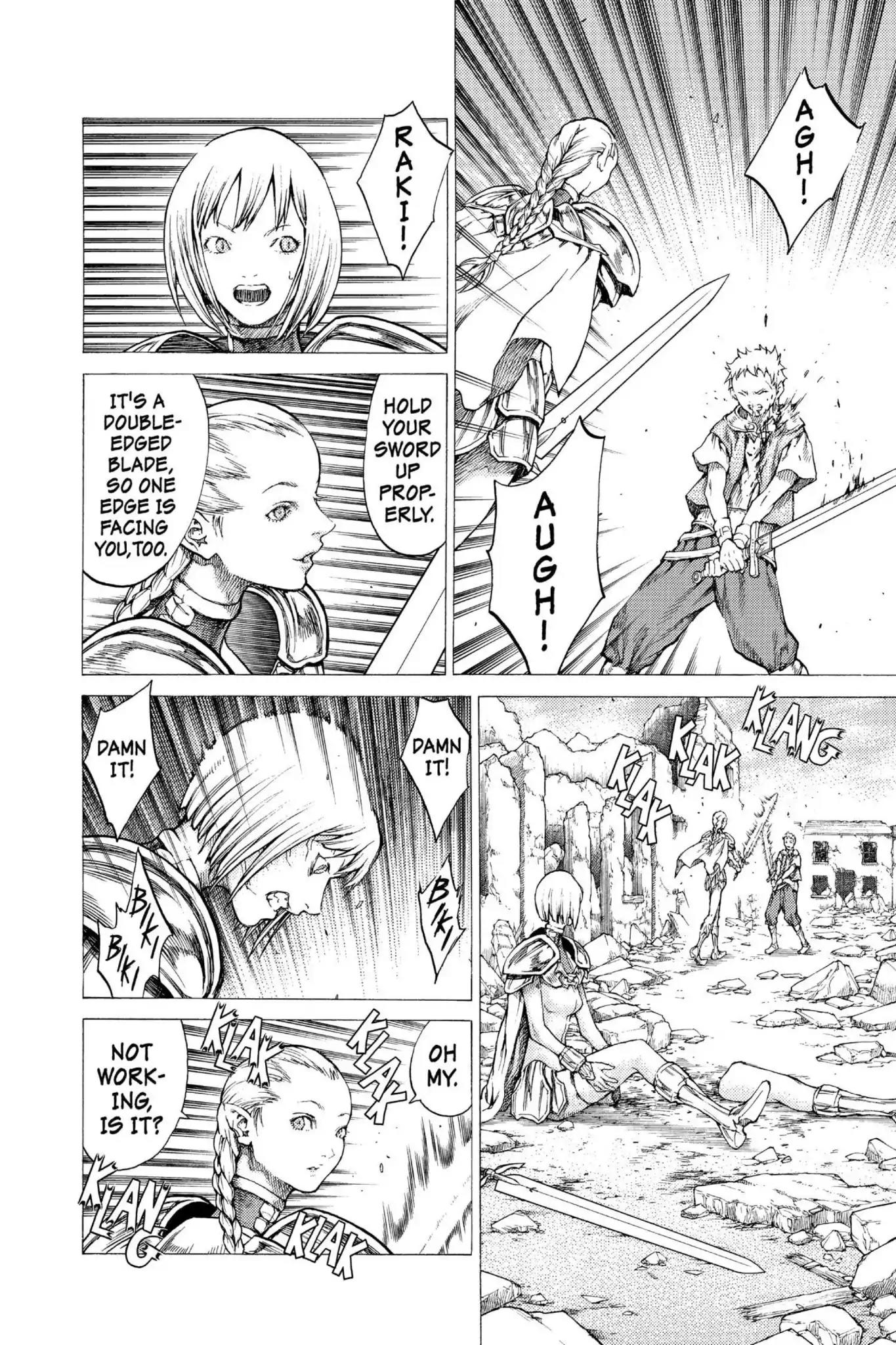 Claymore Chapter 32 page 14 - Chapter 32: Vol.6 Scene 32: The Endless Gravestones, Part 2