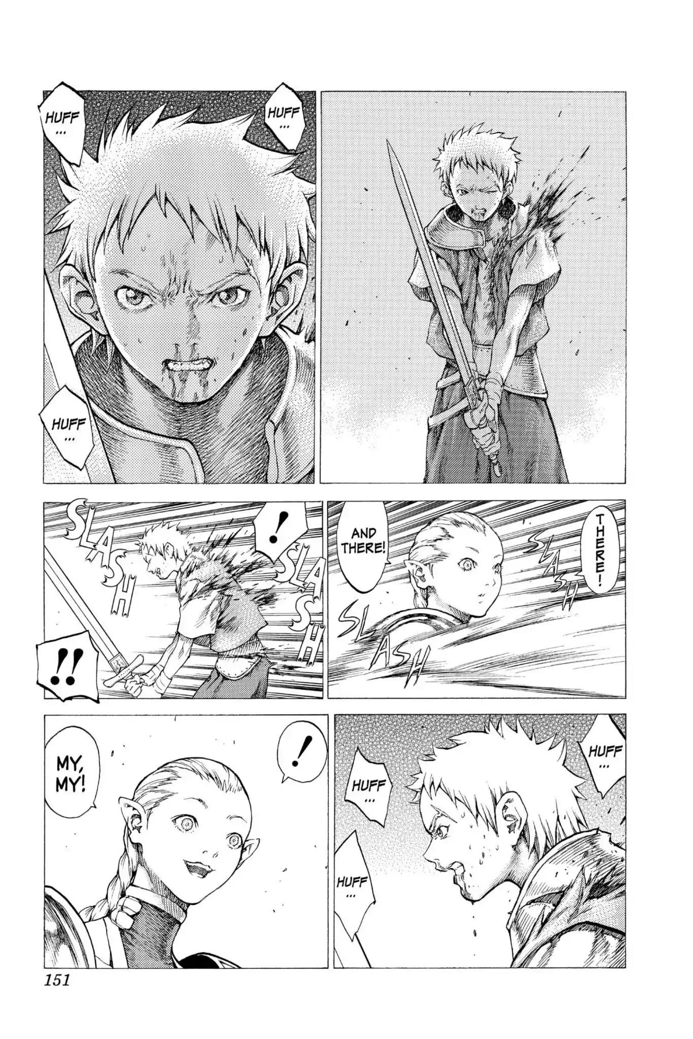 Claymore Chapter 32 page 17 - Chapter 32: Vol.6 Scene 32: The Endless Gravestones, Part 2