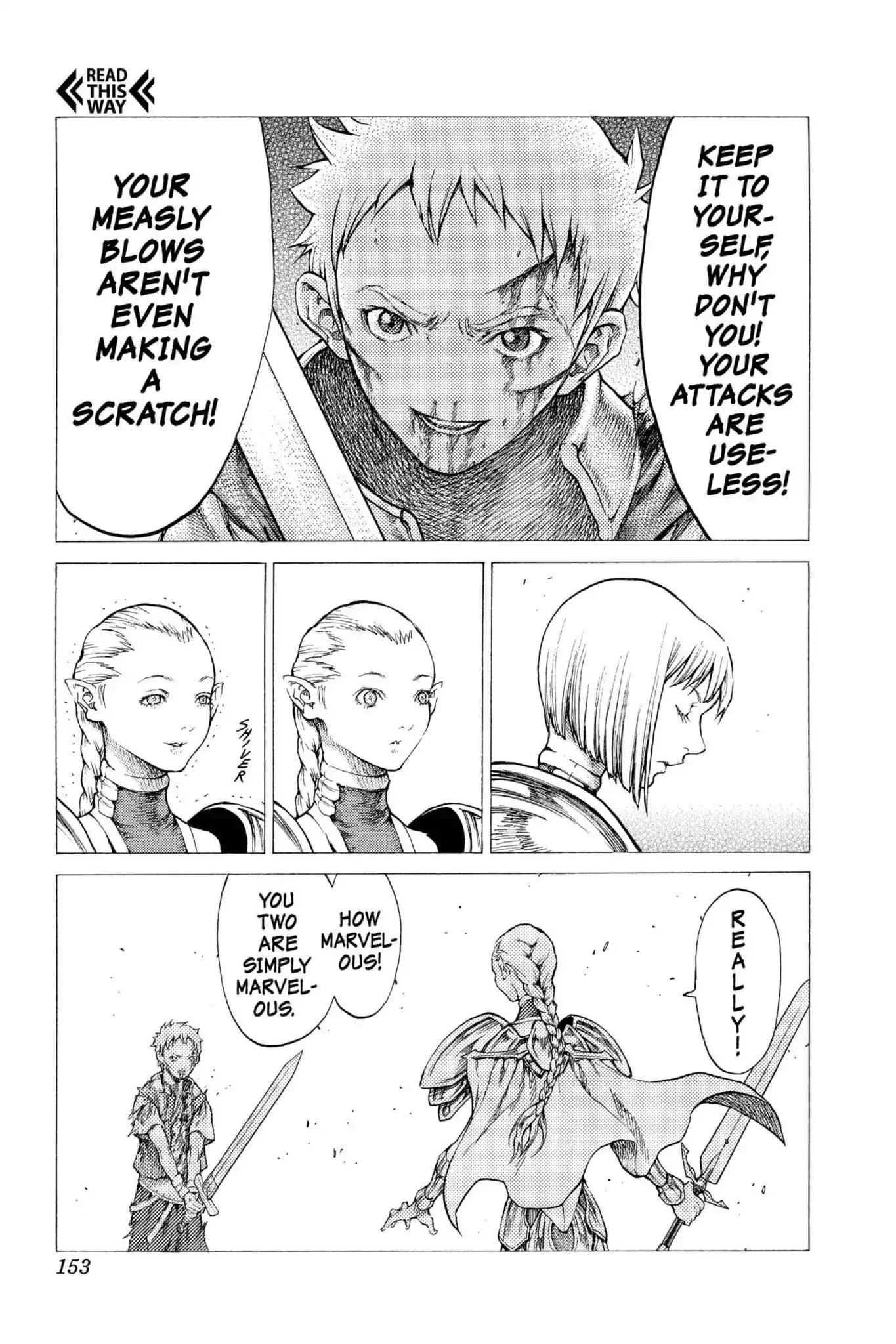 Claymore Chapter 32 page 19 - Chapter 32: Vol.6 Scene 32: The Endless Gravestones, Part 2