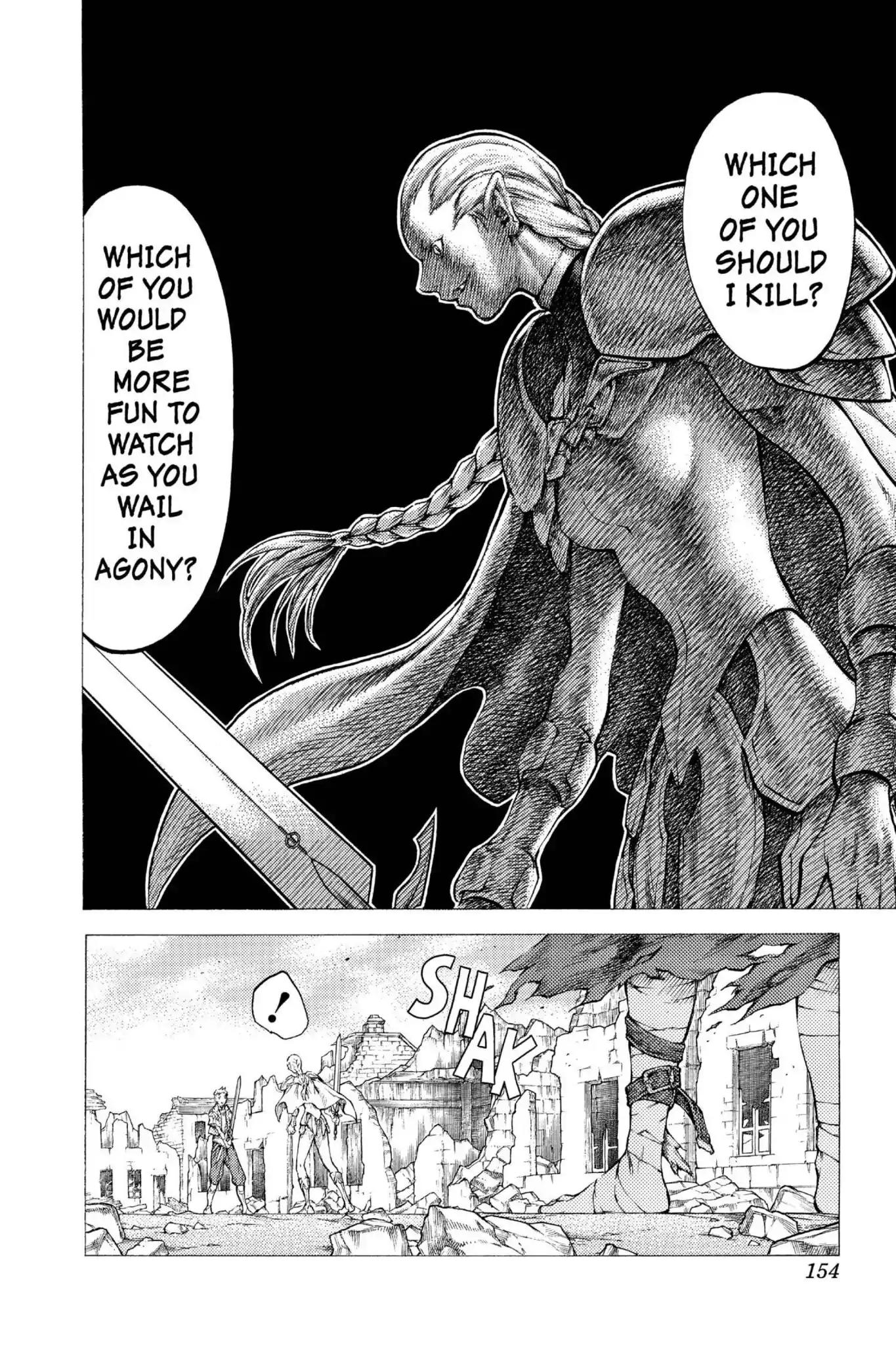 Claymore Chapter 32 page 20 - Chapter 32: Vol.6 Scene 32: The Endless Gravestones, Part 2