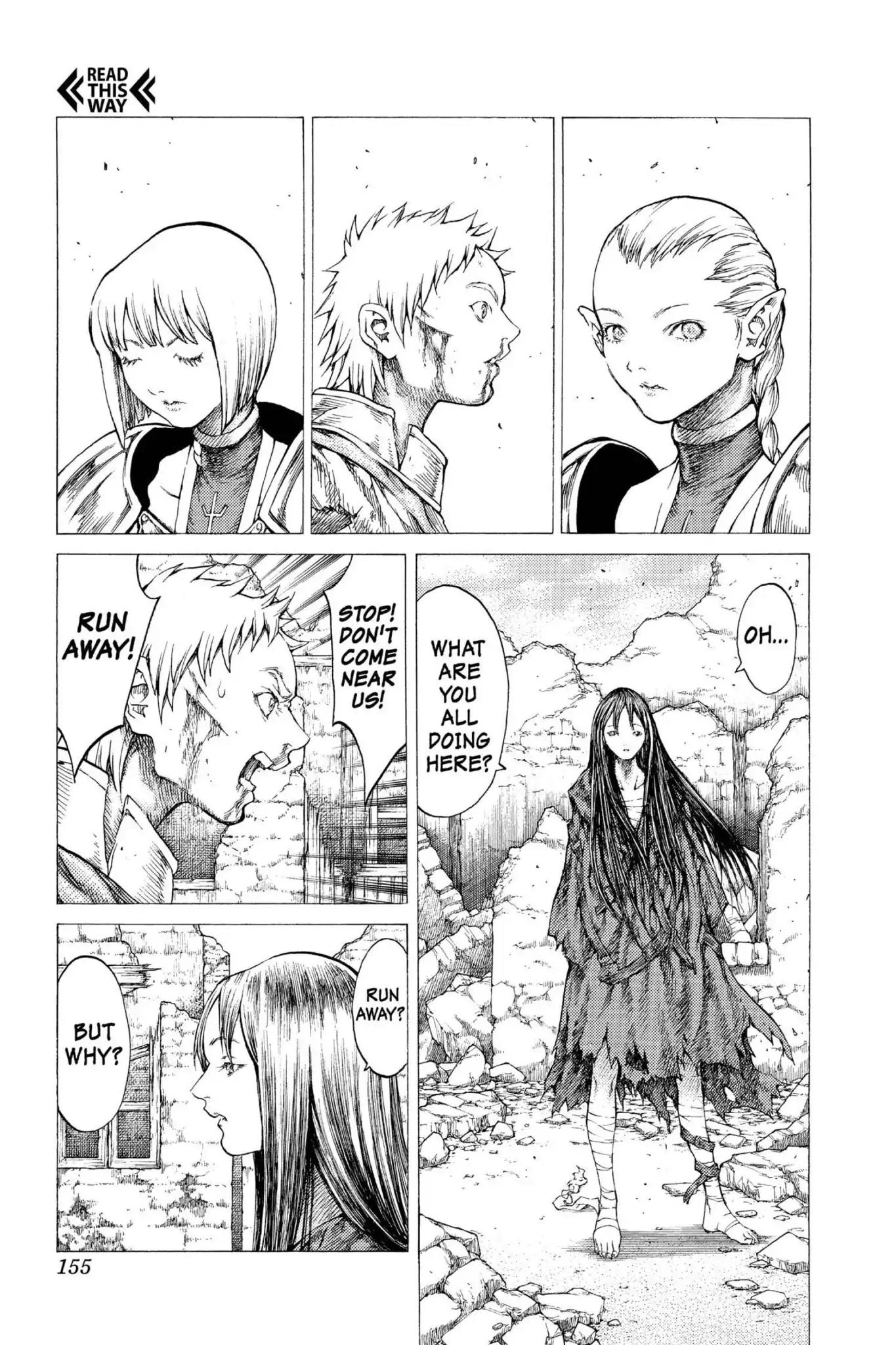 Claymore Chapter 32 page 21 - Chapter 32: Vol.6 Scene 32: The Endless Gravestones, Part 2