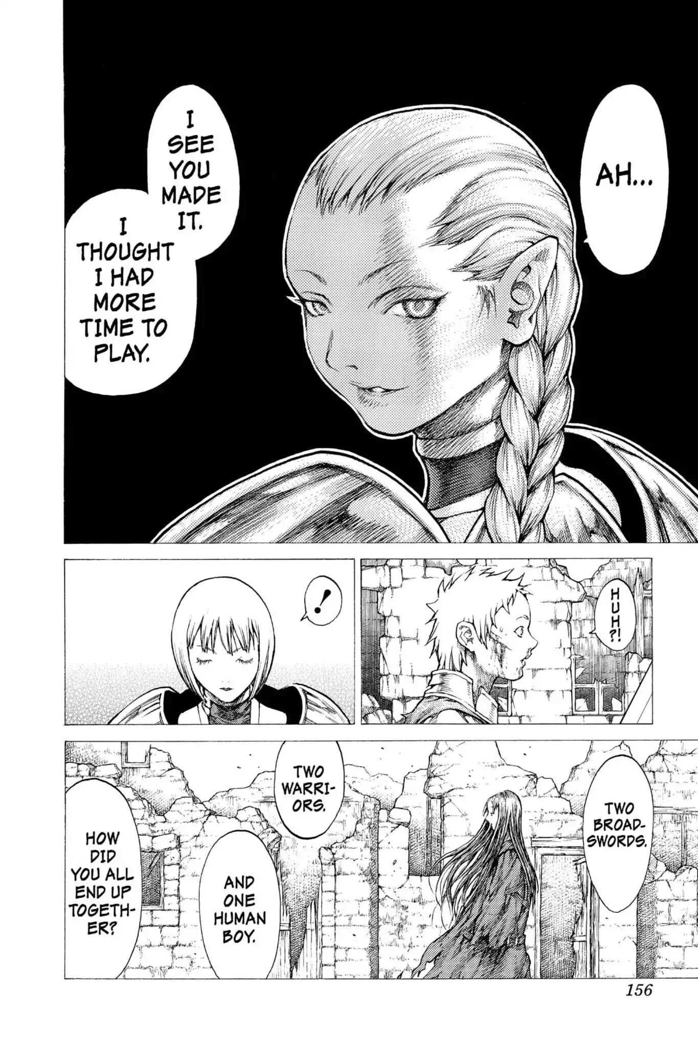 Claymore Chapter 32 page 22 - Chapter 32: Vol.6 Scene 32: The Endless Gravestones, Part 2