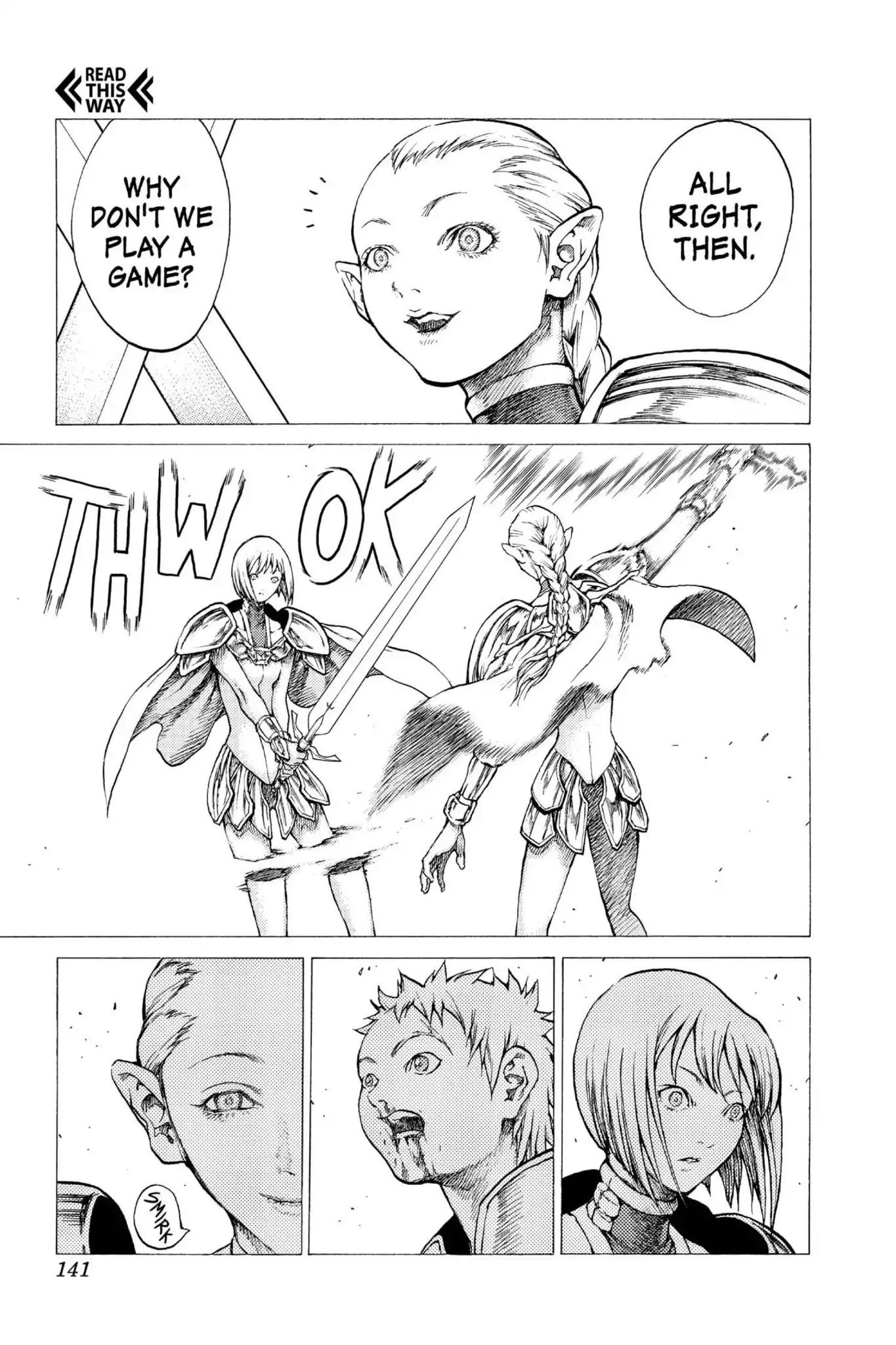 Claymore Chapter 32 page 7 - Chapter 32: Vol.6 Scene 32: The Endless Gravestones, Part 2