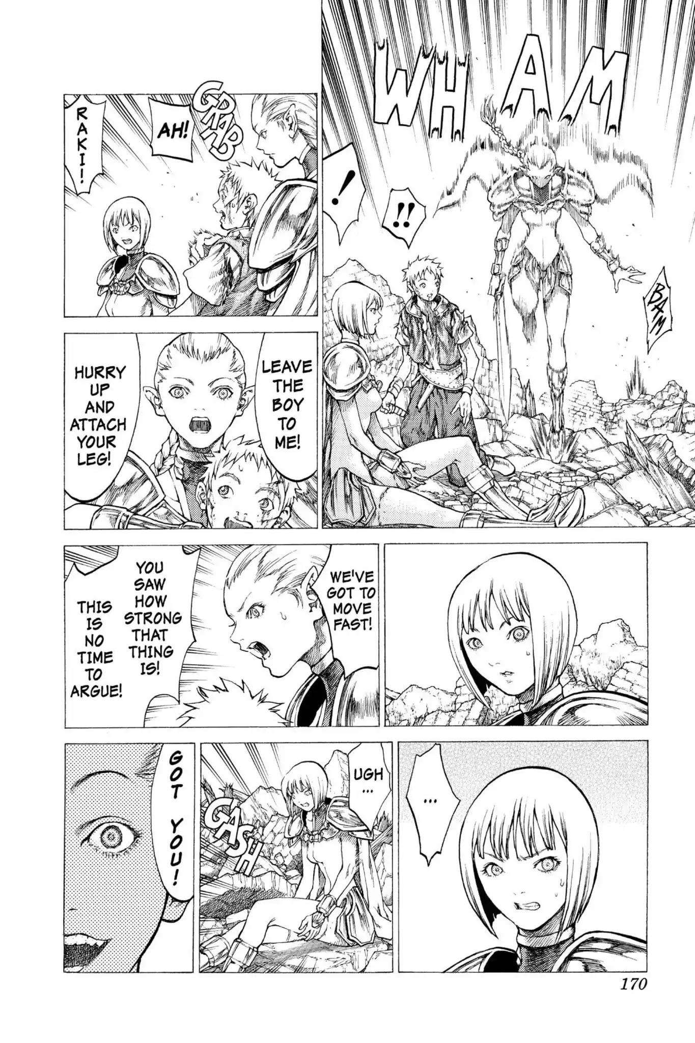 Claymore Chapter 33 page 10 - Chapter 33: Vol.6 Scene 33: The Endless Gravestones, Part 3