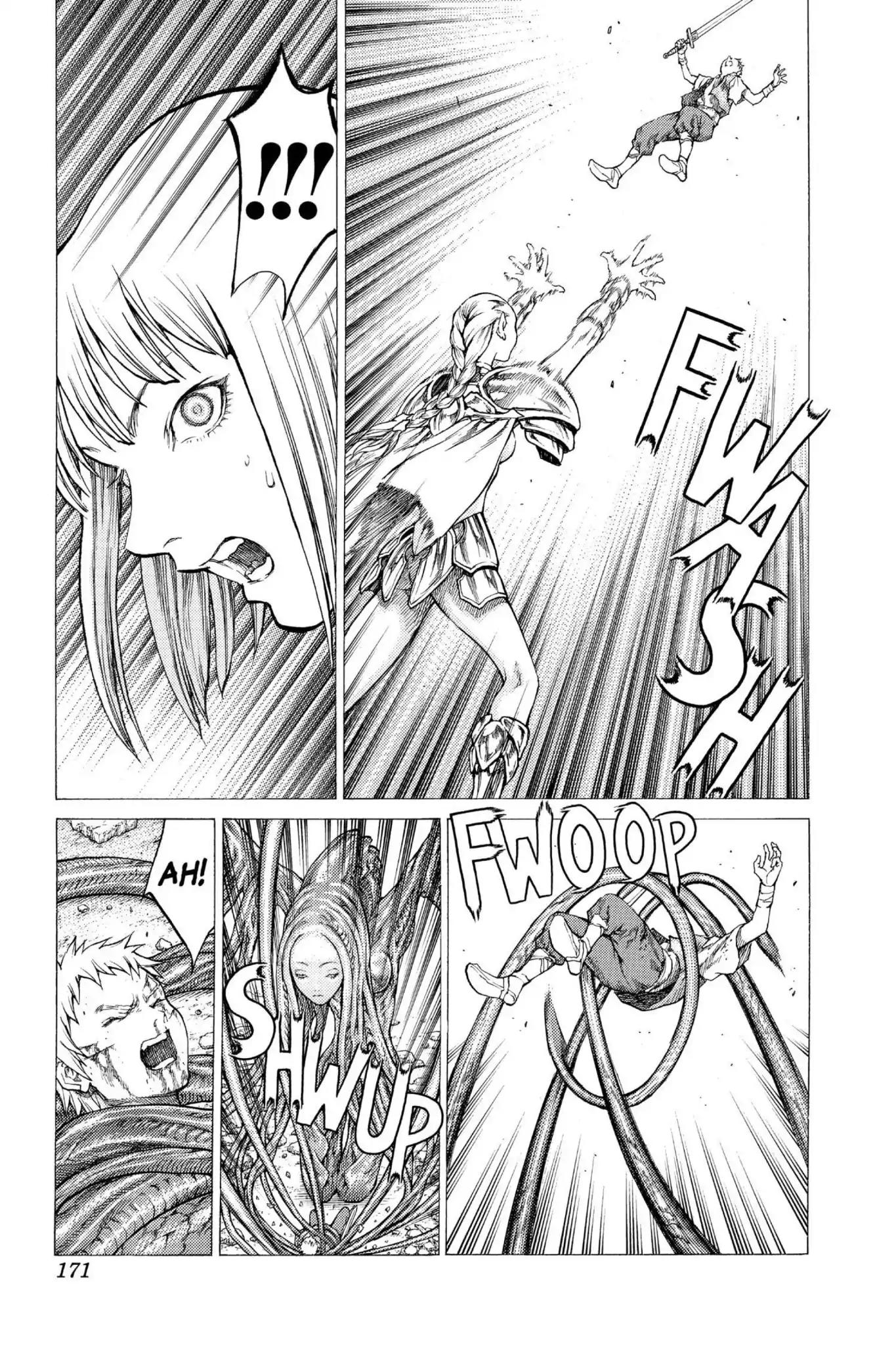 Claymore Chapter 33 page 11 - Chapter 33: Vol.6 Scene 33: The Endless Gravestones, Part 3