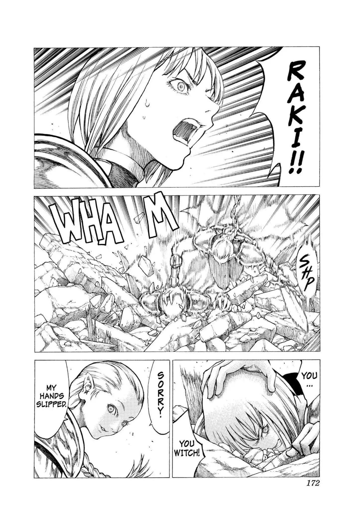 Claymore Chapter 33 page 12 - Chapter 33: Vol.6 Scene 33: The Endless Gravestones, Part 3