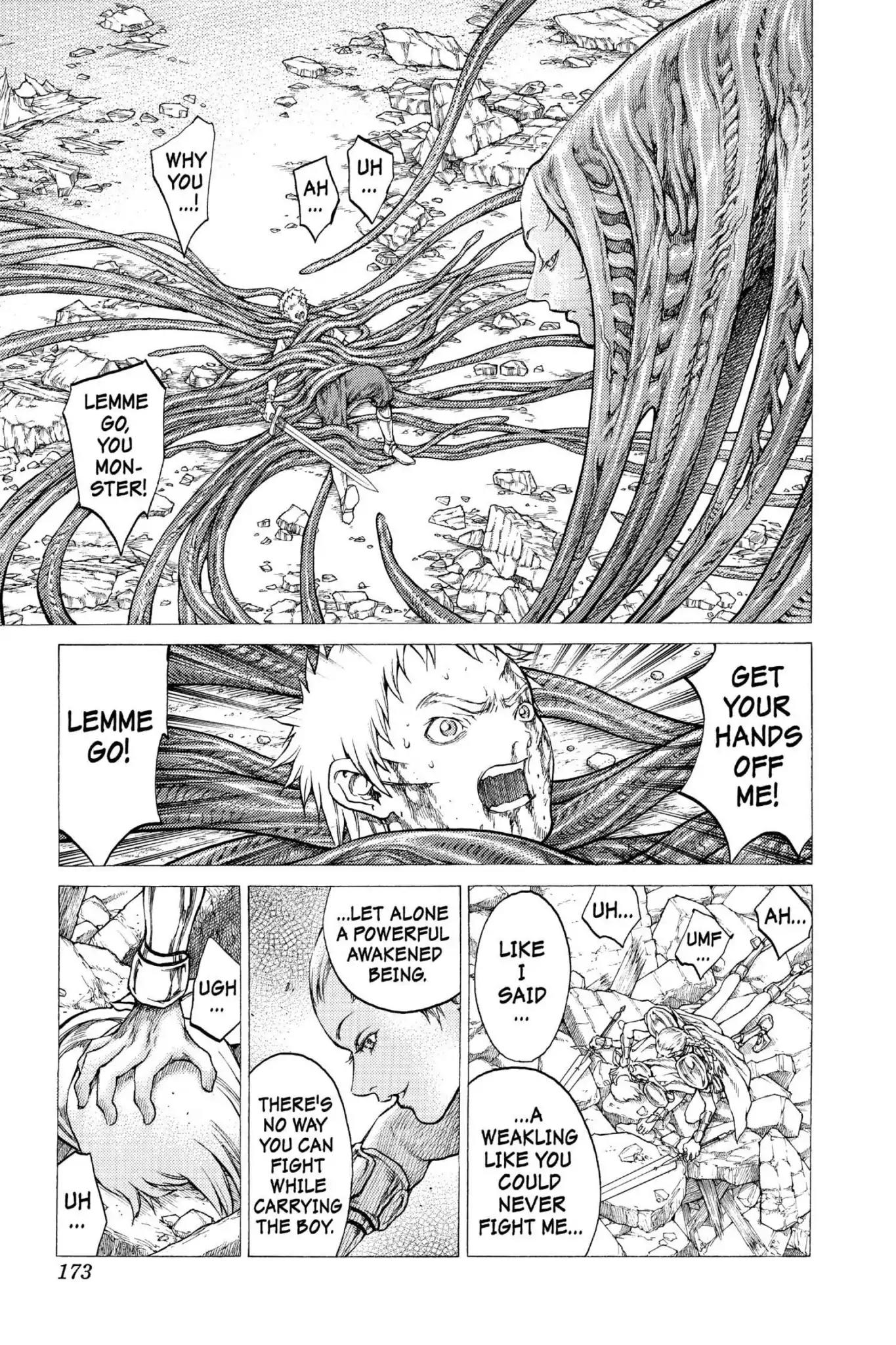 Claymore Chapter 33 page 13 - Chapter 33: Vol.6 Scene 33: The Endless Gravestones, Part 3