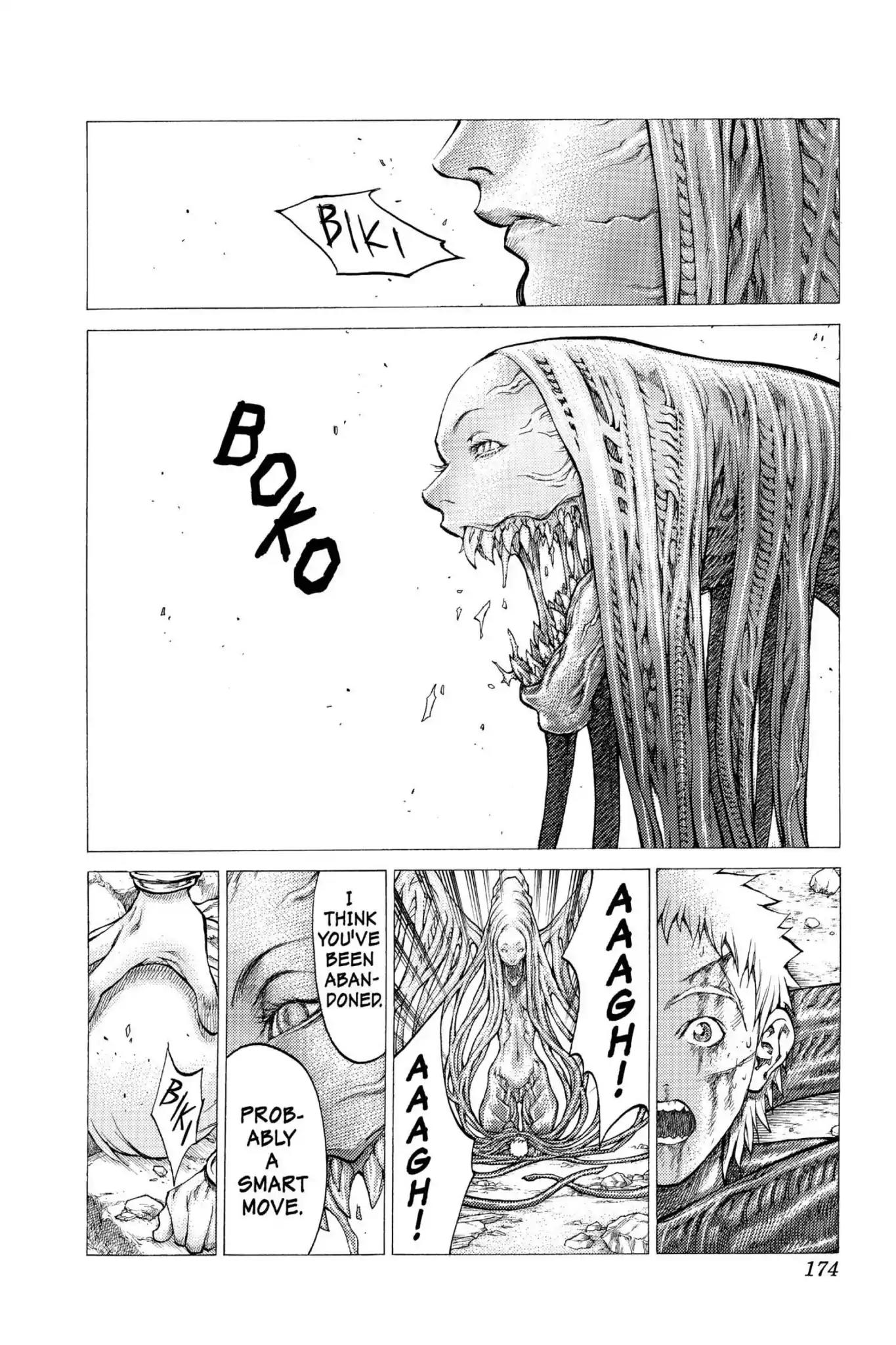 Claymore Chapter 33 page 14 - Chapter 33: Vol.6 Scene 33: The Endless Gravestones, Part 3