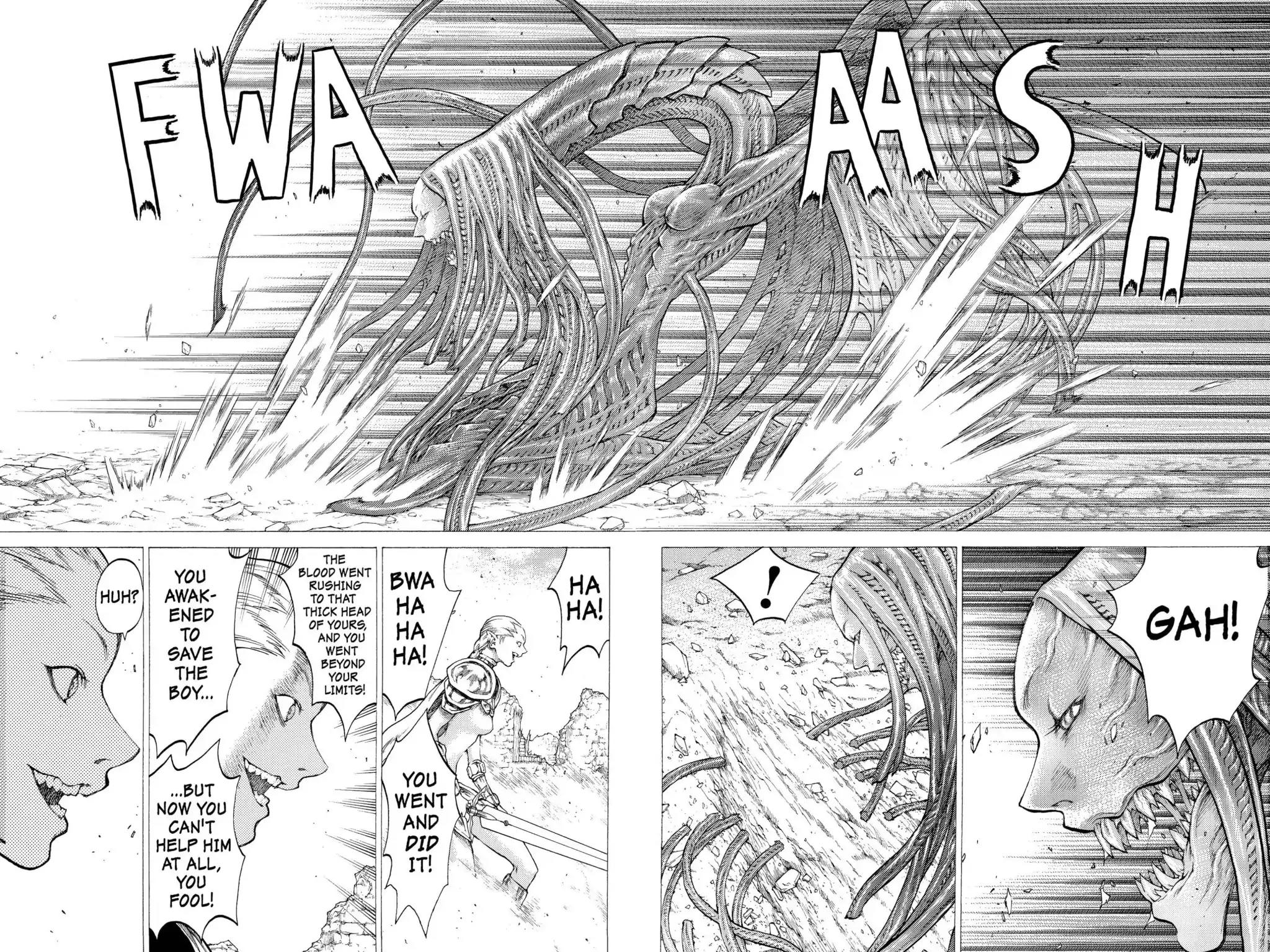 Claymore Chapter 33 page 18 - Chapter 33: Vol.6 Scene 33: The Endless Gravestones, Part 3