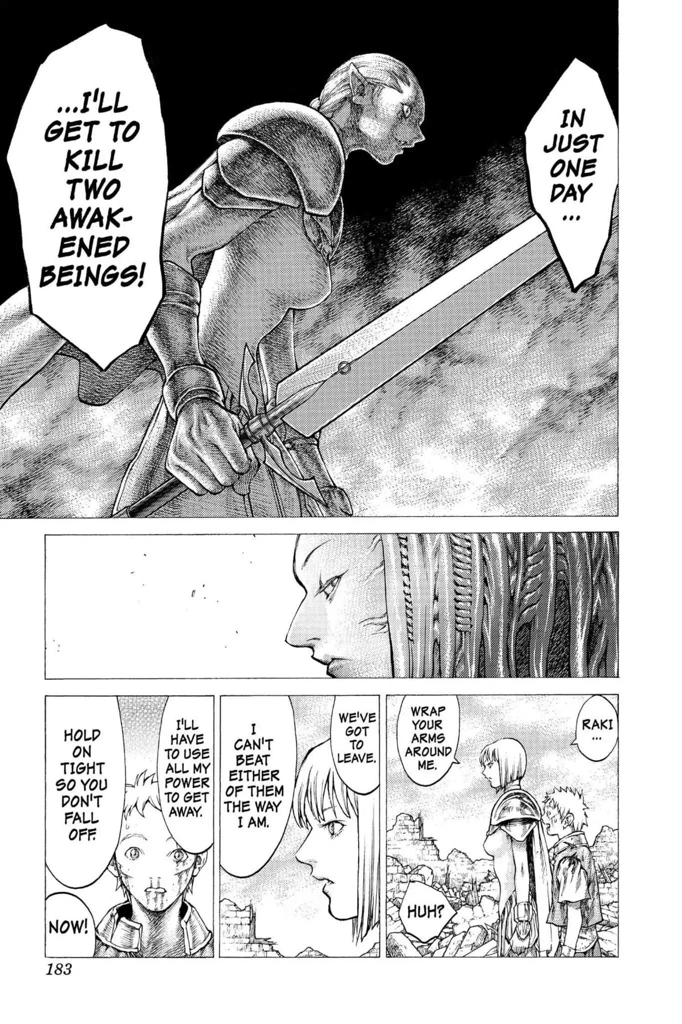 Claymore Chapter 33 page 22 - Chapter 33: Vol.6 Scene 33: The Endless Gravestones, Part 3