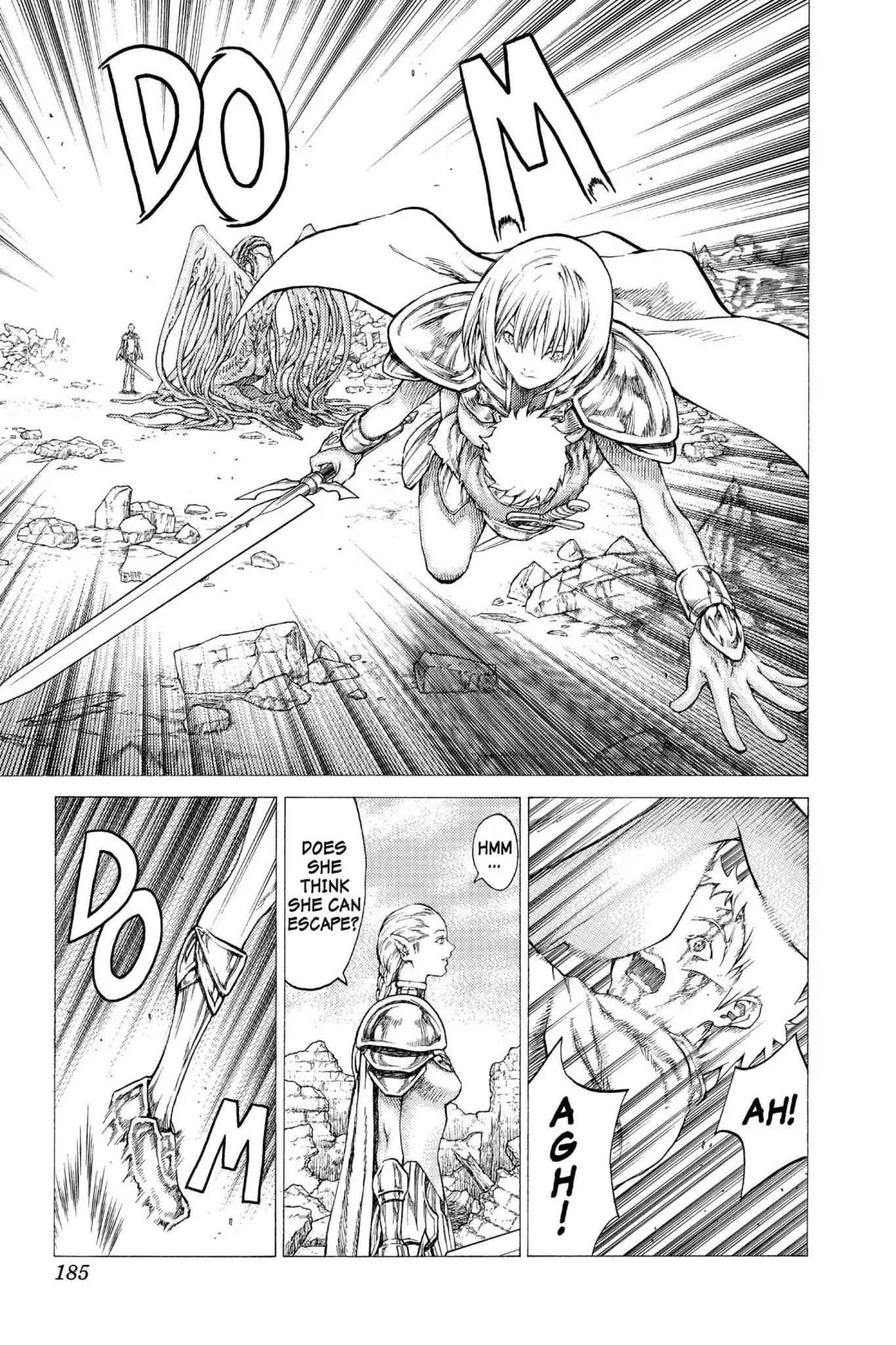 Claymore Chapter 33 page 24 - Chapter 33: Vol.6 Scene 33: The Endless Gravestones, Part 3
