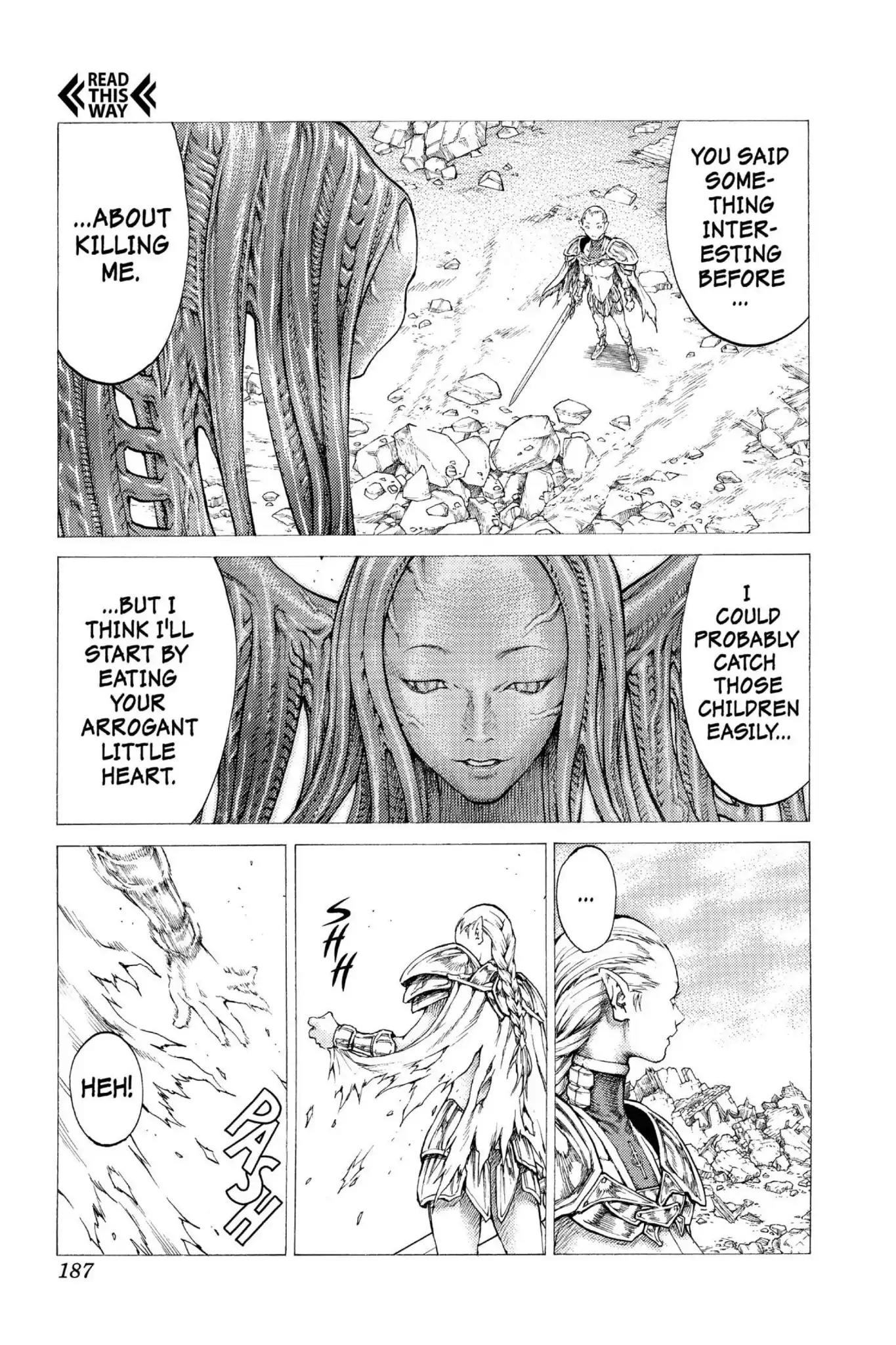 Claymore Chapter 33 page 26 - Chapter 33: Vol.6 Scene 33: The Endless Gravestones, Part 3