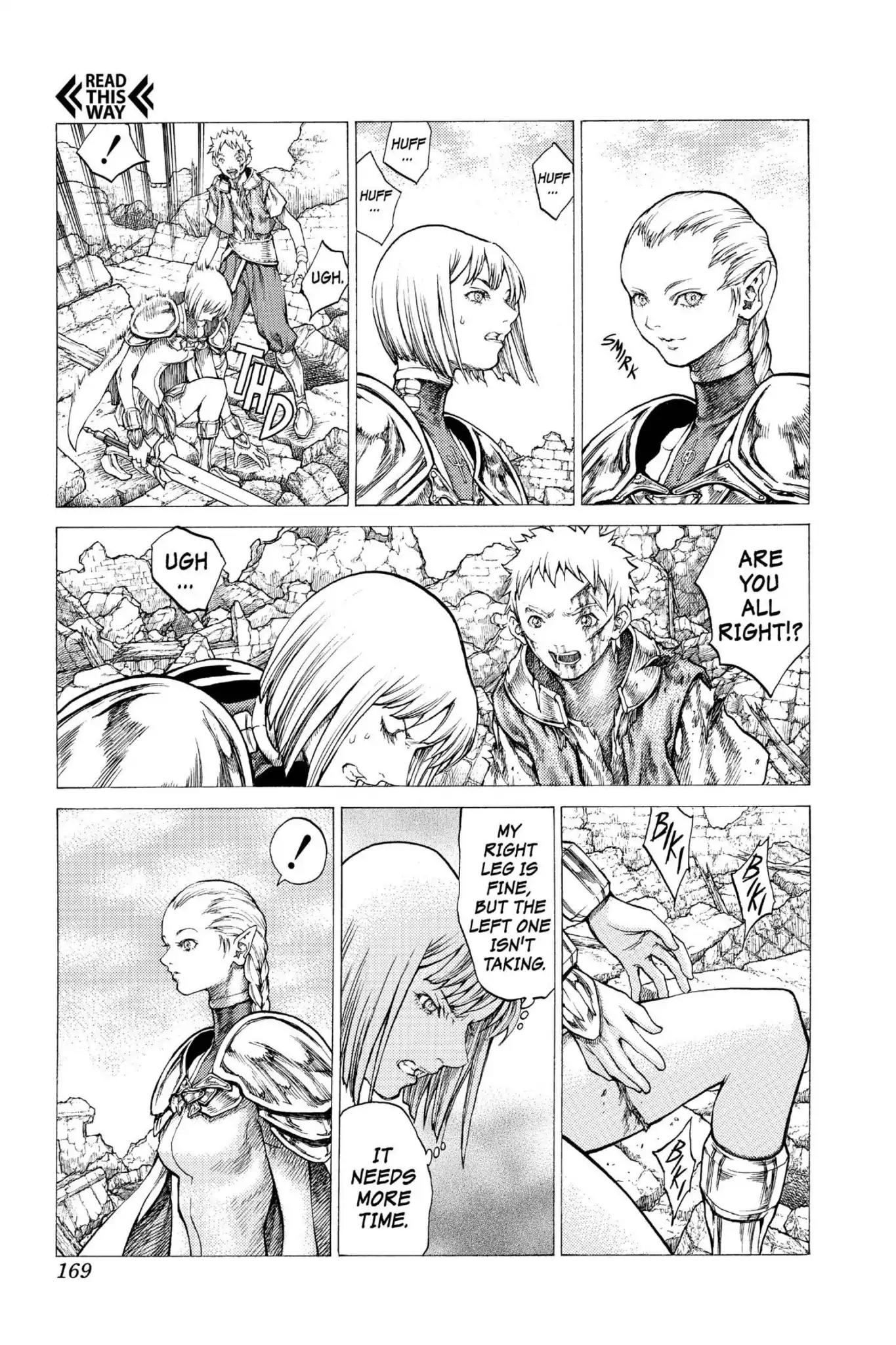 Claymore Chapter 33 page 9 - Chapter 33: Vol.6 Scene 33: The Endless Gravestones, Part 3