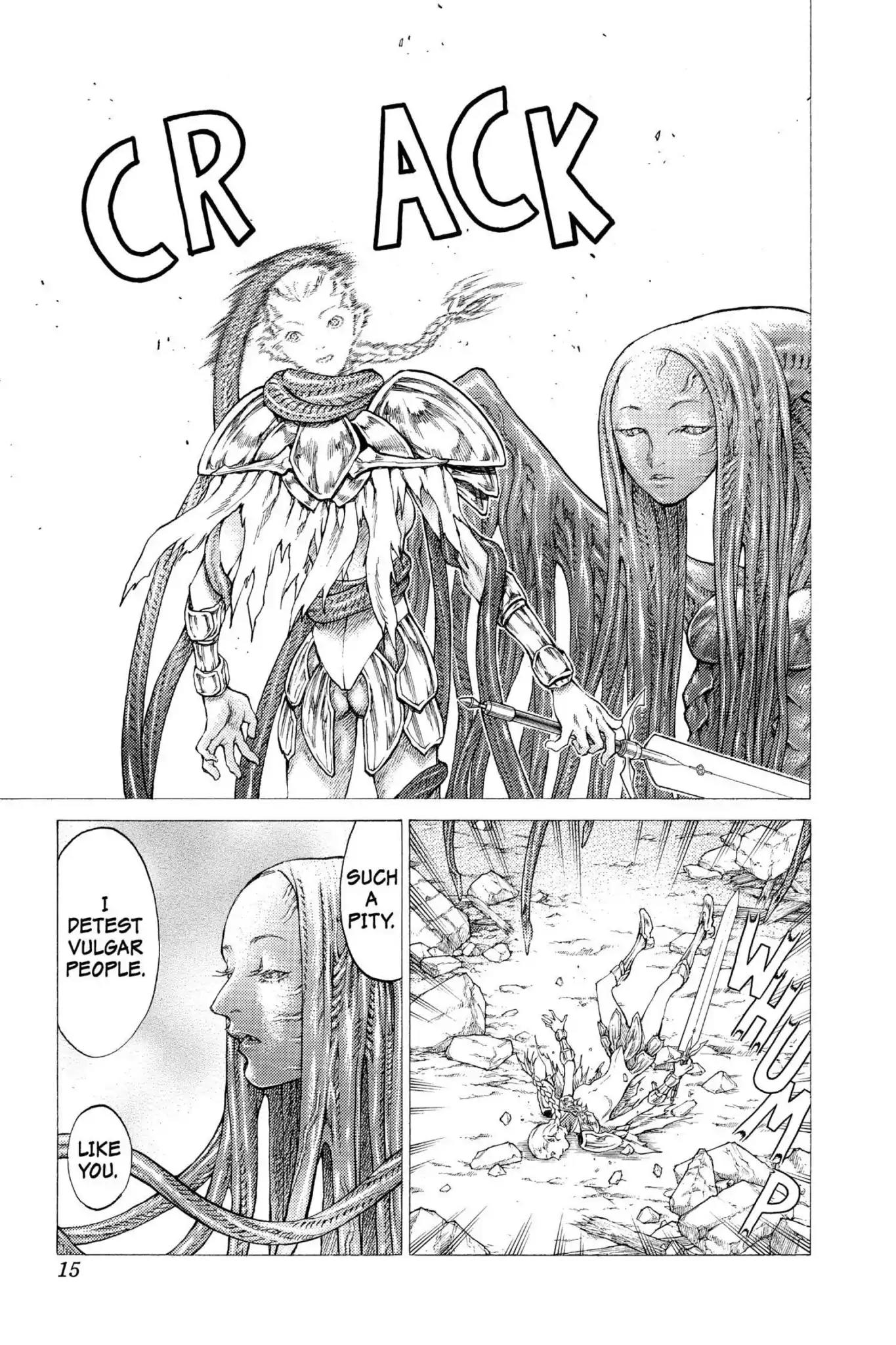 Claymore Chapter 34 page 14 - Chapter 34: Vol.7 Scene 34: The Endless Gravestones, Part 4