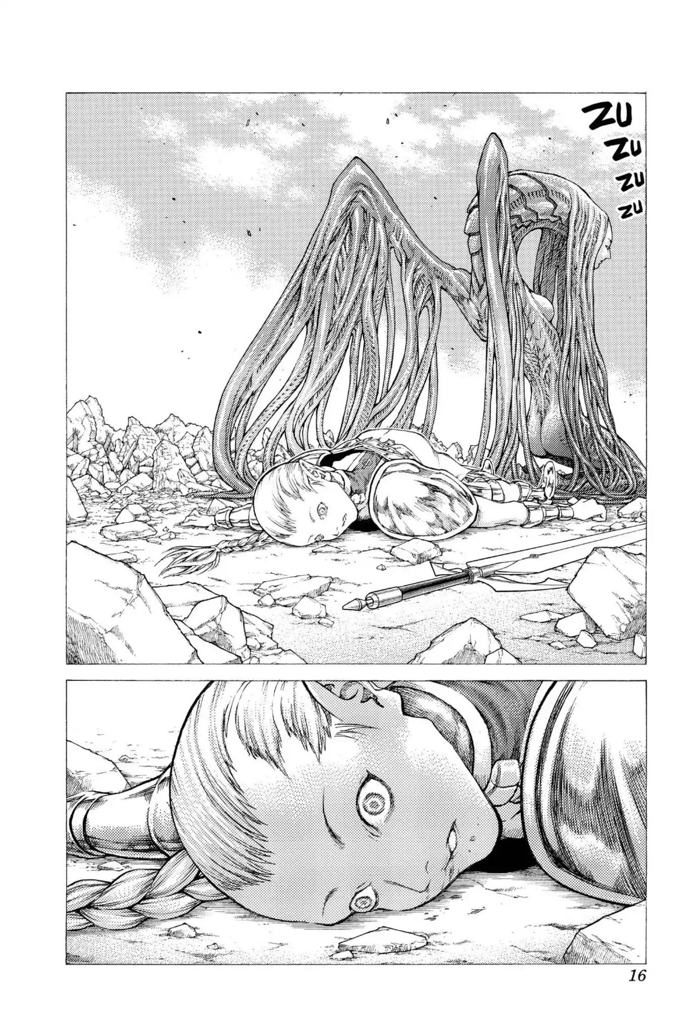 Claymore Chapter 34 page 15 - Chapter 34: Vol.7 Scene 34: The Endless Gravestones, Part 4