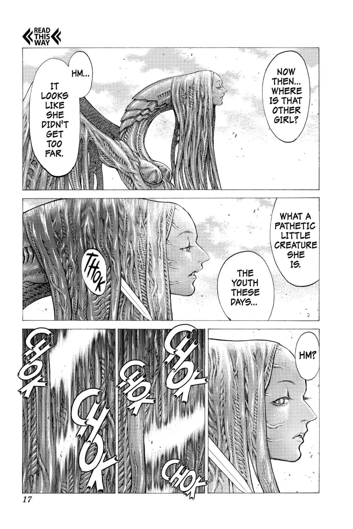 Claymore Chapter 34 page 16 - Chapter 34: Vol.7 Scene 34: The Endless Gravestones, Part 4