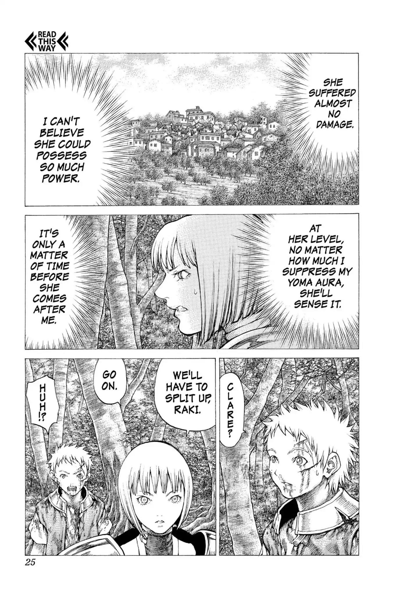 Claymore Chapter 34 page 23 - Chapter 34: Vol.7 Scene 34: The Endless Gravestones, Part 4