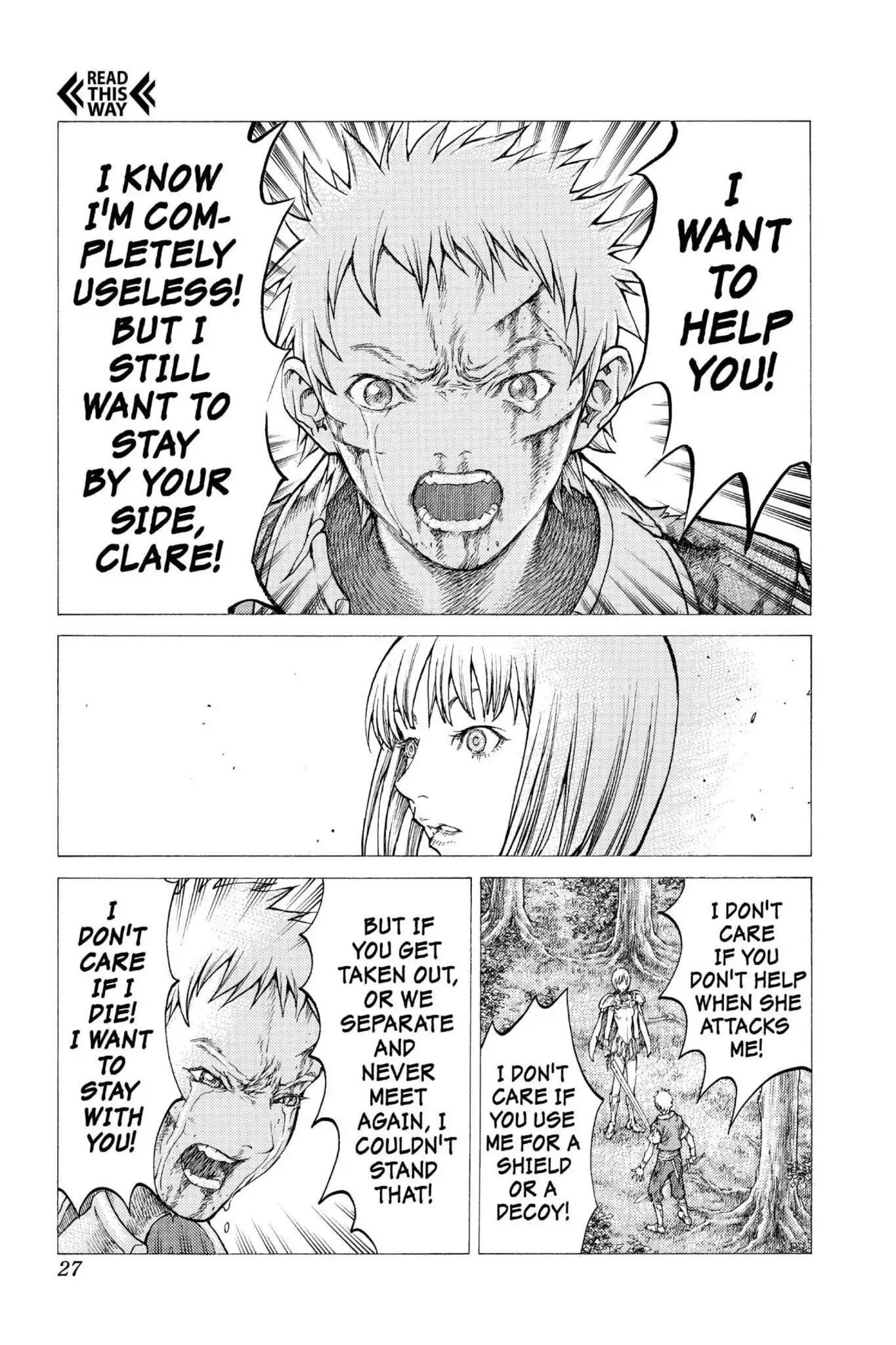 Claymore Chapter 34 page 25 - Chapter 34: Vol.7 Scene 34: The Endless Gravestones, Part 4