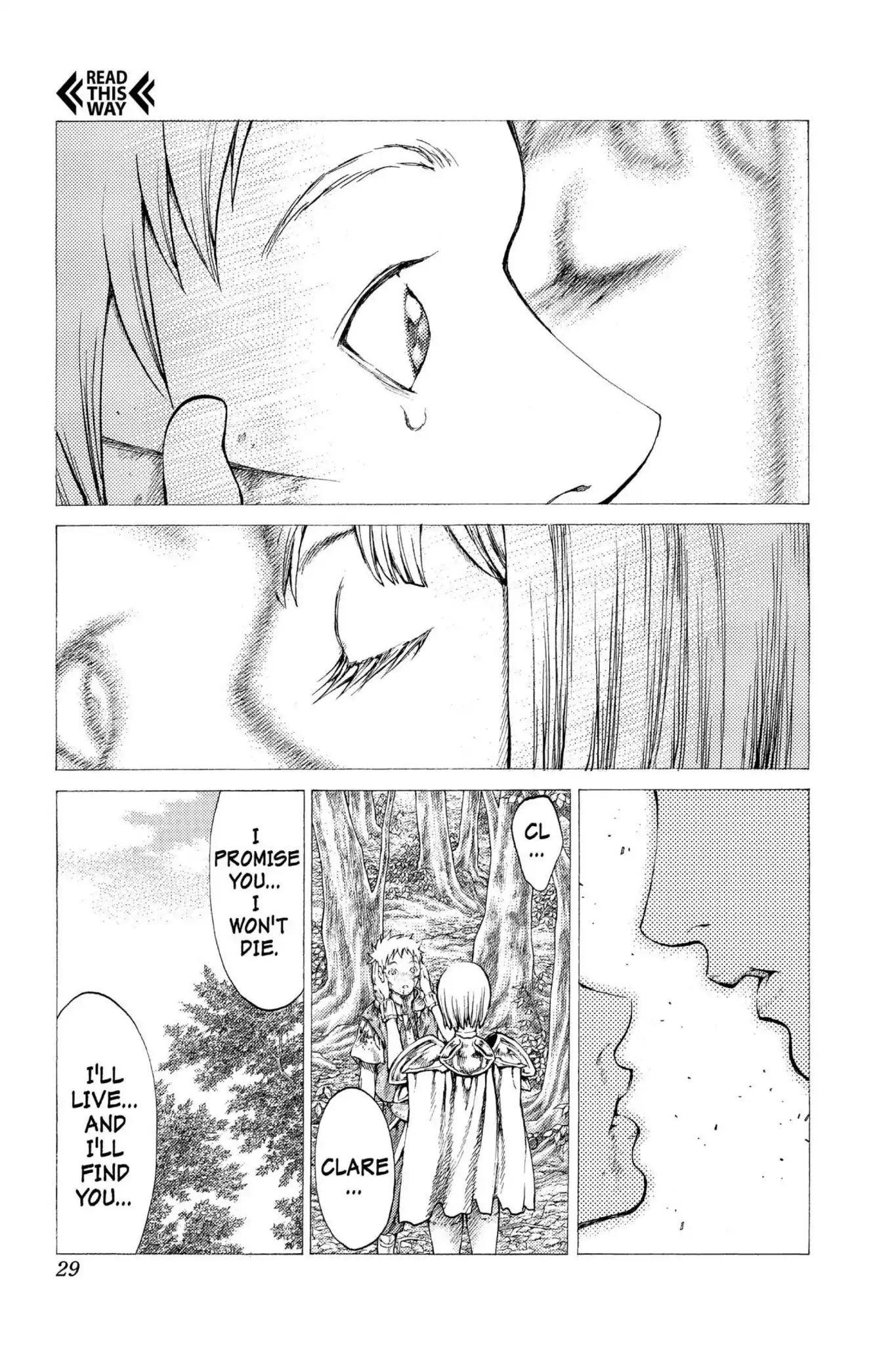 Claymore Chapter 34 page 27 - Chapter 34: Vol.7 Scene 34: The Endless Gravestones, Part 4