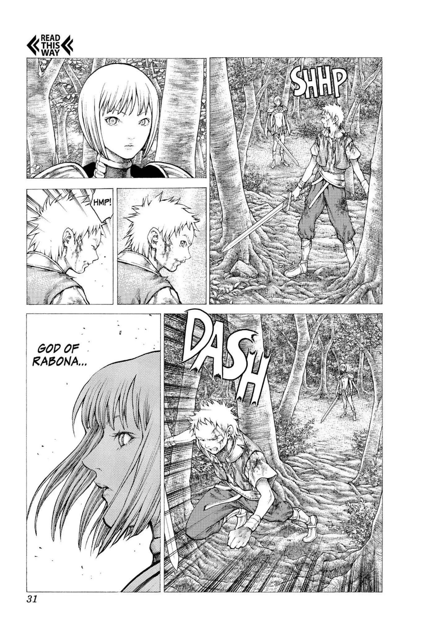 Claymore Chapter 34 page 29 - Chapter 34: Vol.7 Scene 34: The Endless Gravestones, Part 4
