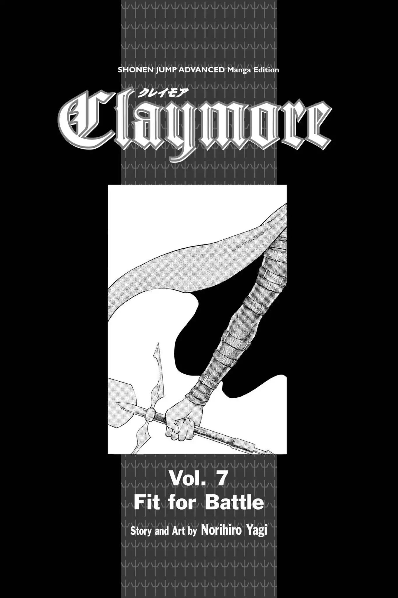 Claymore Chapter 34 page 4 - Chapter 34: Vol.7 Scene 34: The Endless Gravestones, Part 4