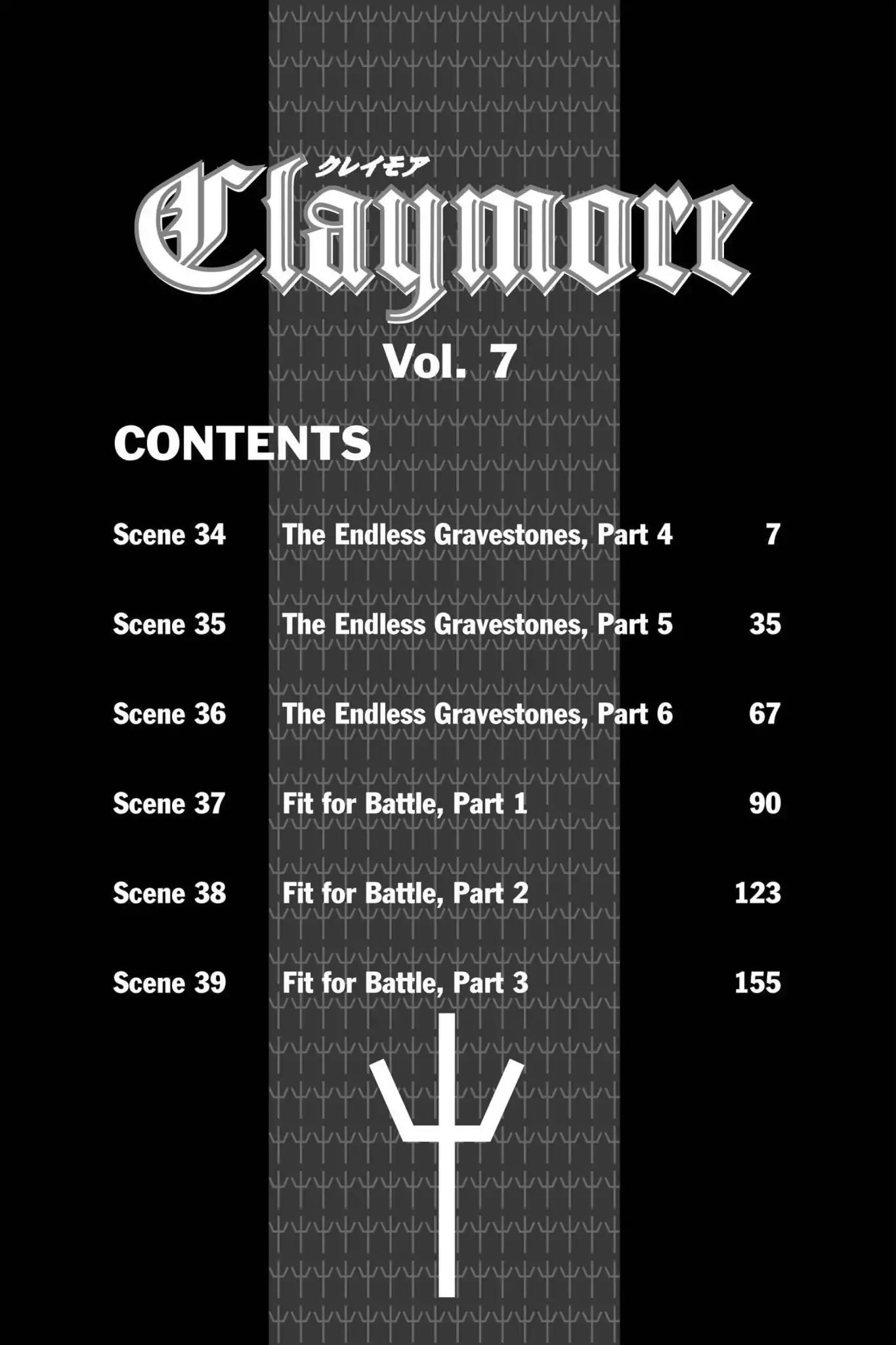 Claymore Chapter 34 page 6 - Chapter 34: Vol.7 Scene 34: The Endless Gravestones, Part 4