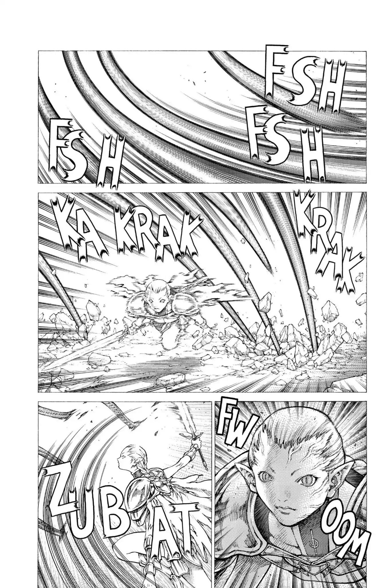 Claymore Chapter 34 page 9 - Chapter 34: Vol.7 Scene 34: The Endless Gravestones, Part 4