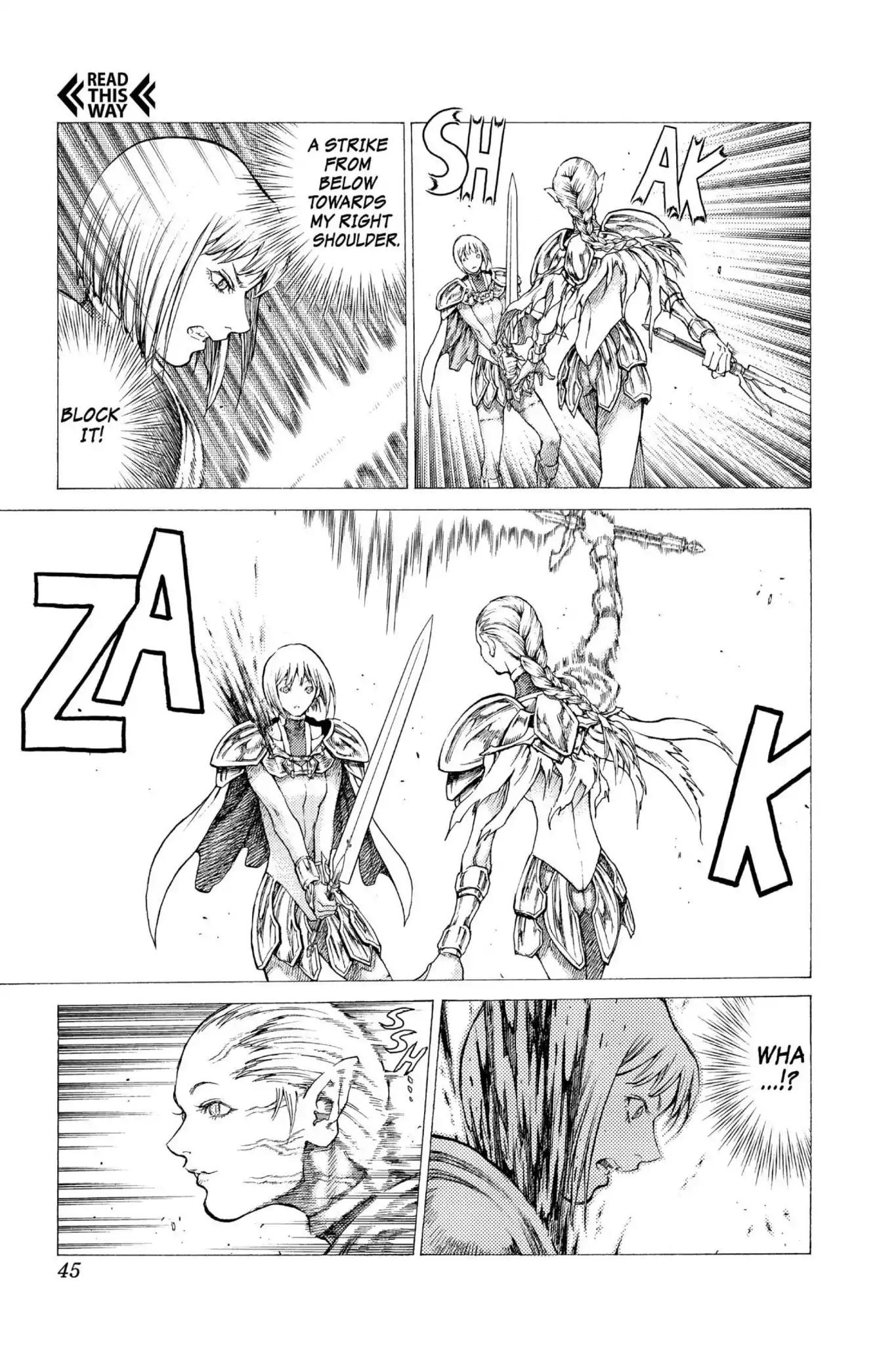Claymore Chapter 35 page 10 - Chapter 35: Vol.7 Scene 35: The Endless Gravestones, Part 5