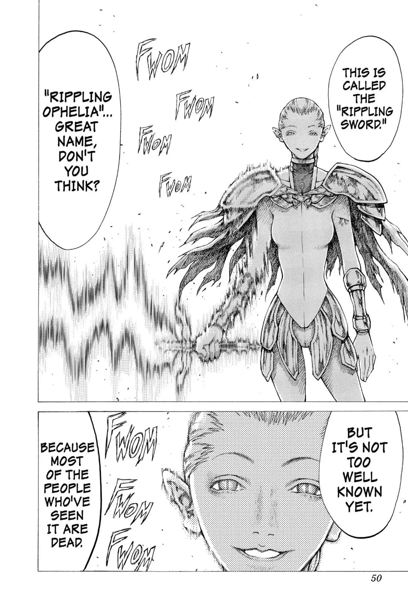 Claymore Chapter 35 page 15 - Chapter 35: Vol.7 Scene 35: The Endless Gravestones, Part 5