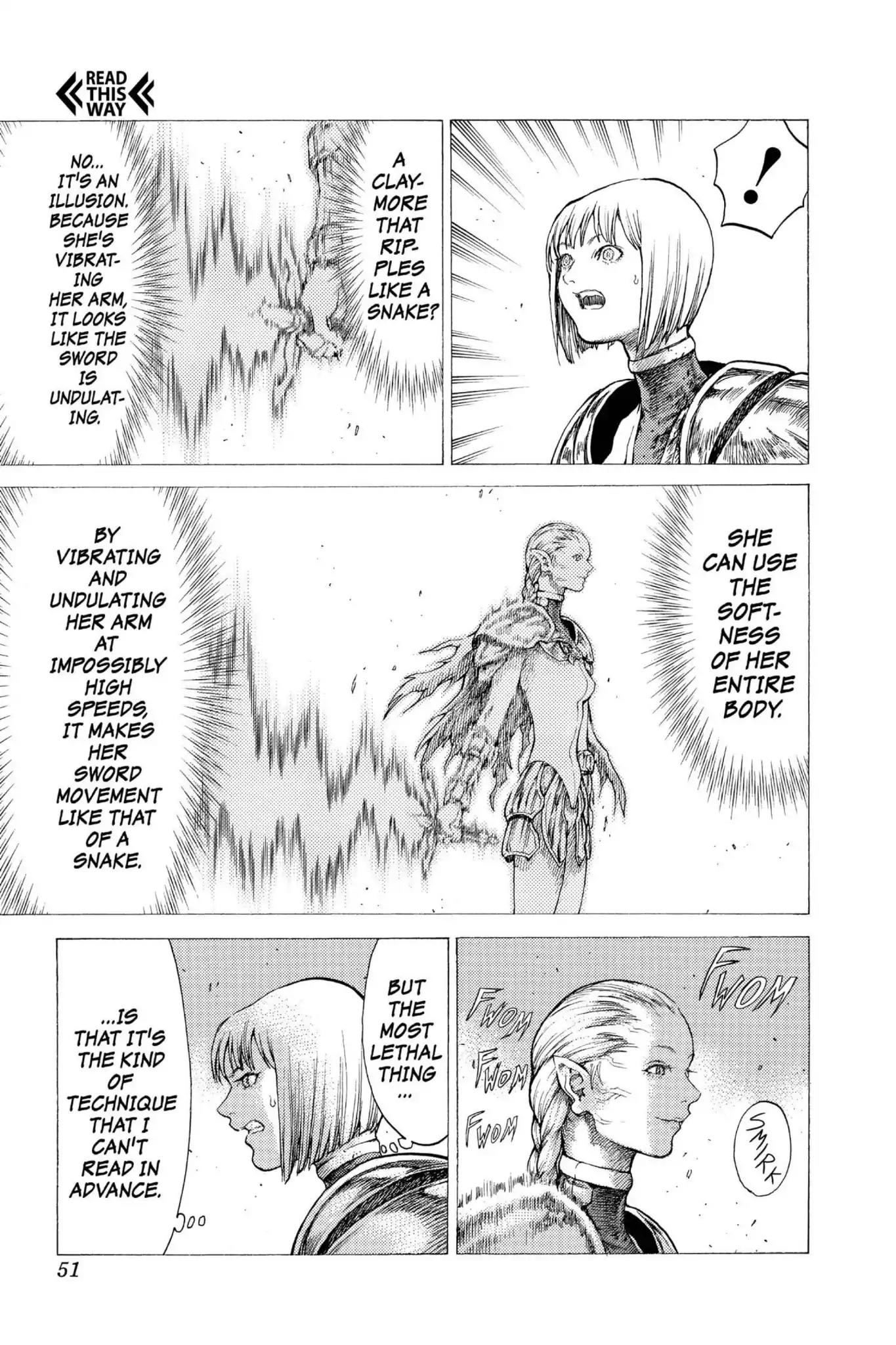 Claymore Chapter 35 page 16 - Chapter 35: Vol.7 Scene 35: The Endless Gravestones, Part 5