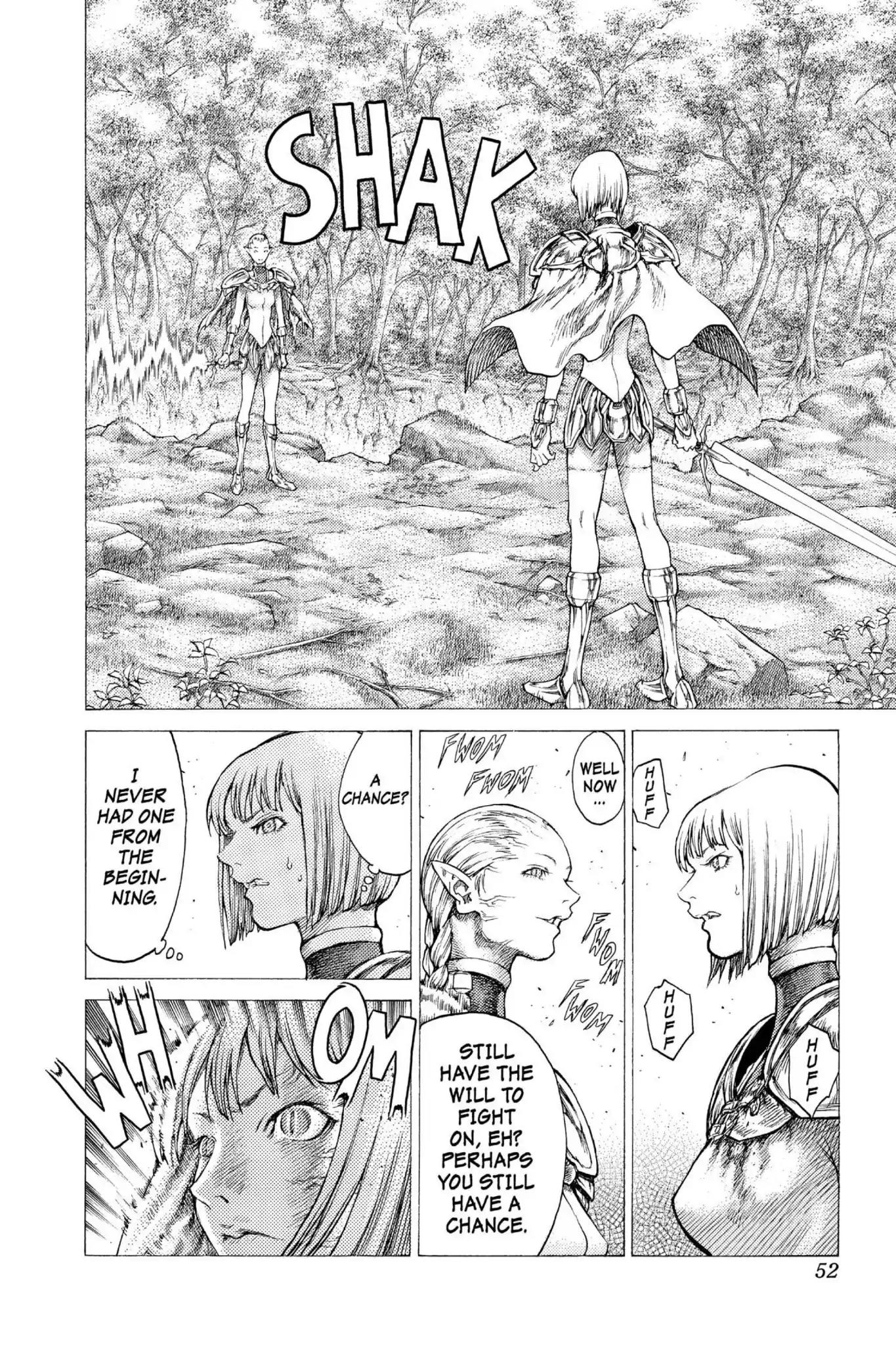 Claymore Chapter 35 page 17 - Chapter 35: Vol.7 Scene 35: The Endless Gravestones, Part 5