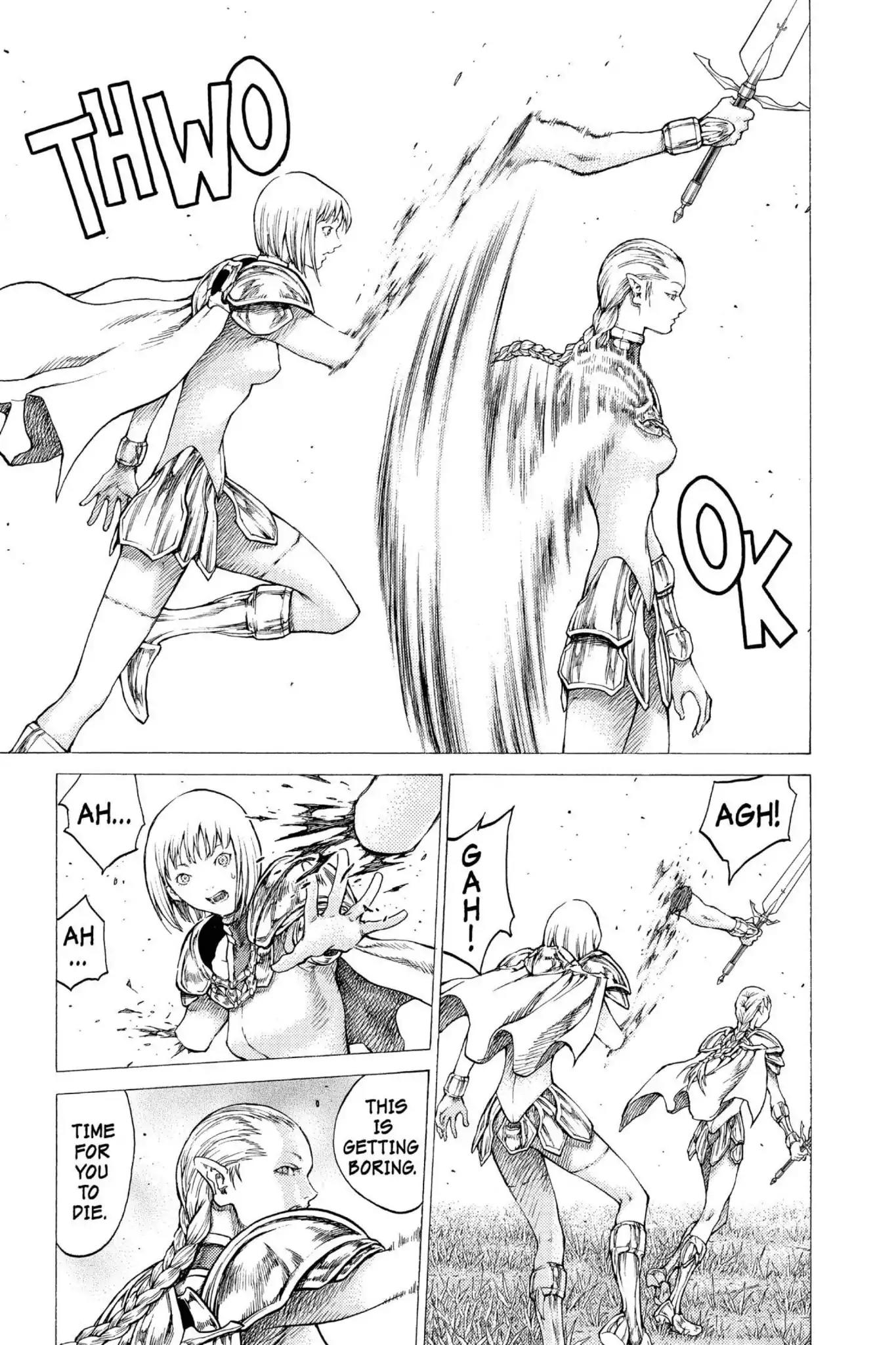 Claymore Chapter 35 page 20 - Chapter 35: Vol.7 Scene 35: The Endless Gravestones, Part 5