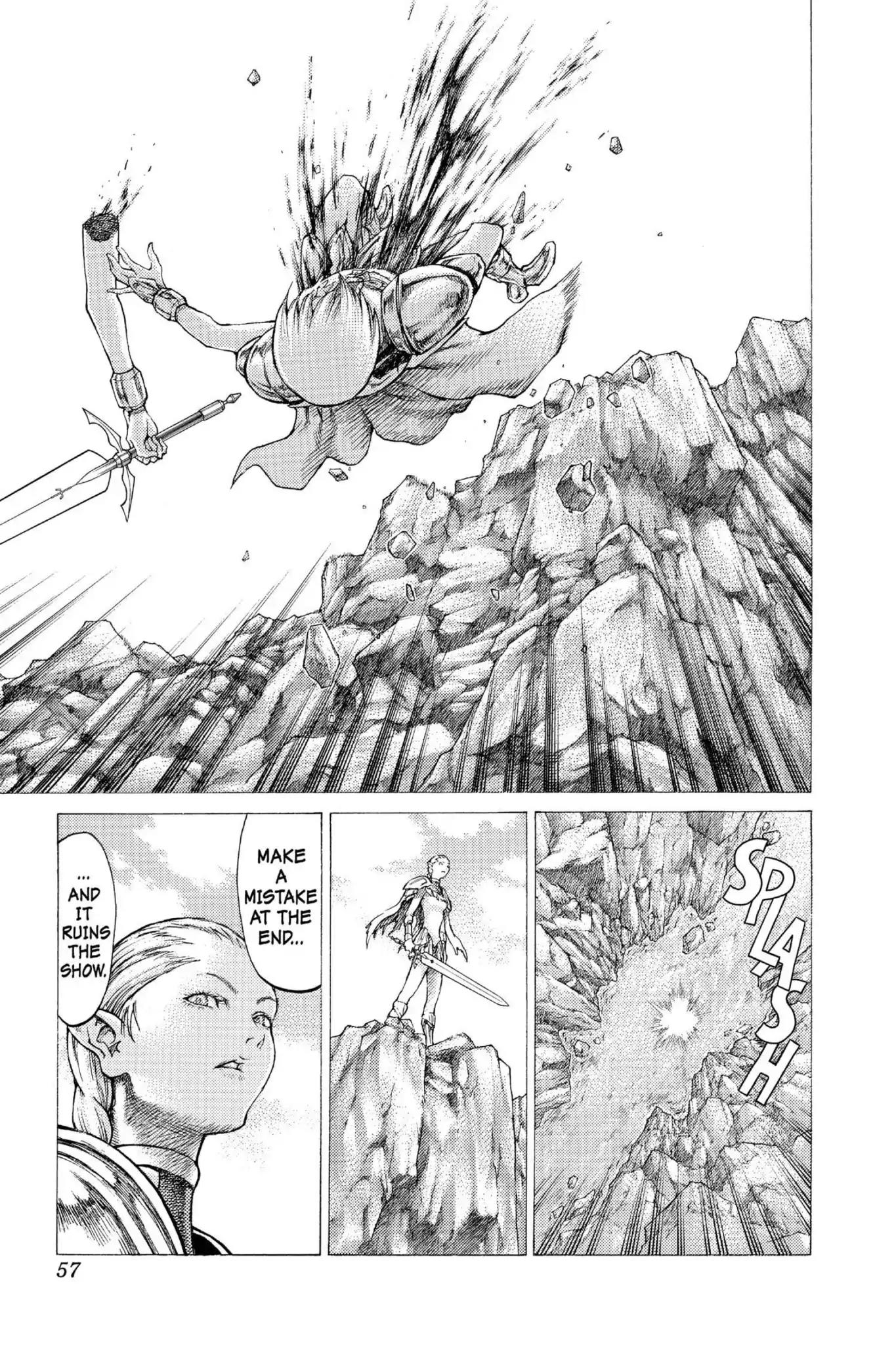 Claymore Chapter 35 page 22 - Chapter 35: Vol.7 Scene 35: The Endless Gravestones, Part 5