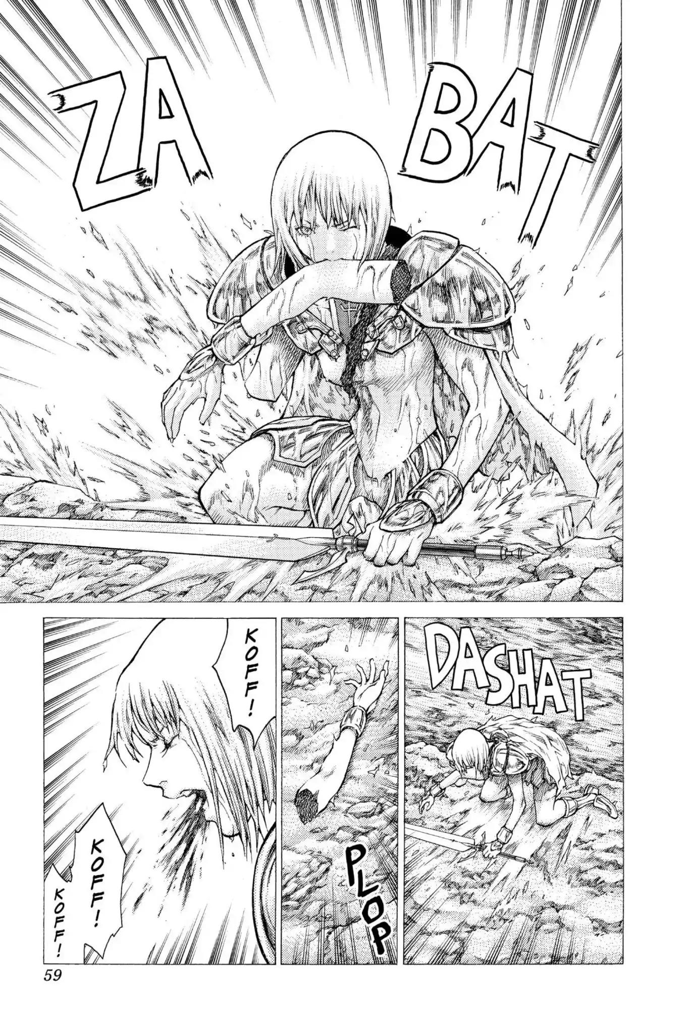 Claymore Chapter 35 page 24 - Chapter 35: Vol.7 Scene 35: The Endless Gravestones, Part 5