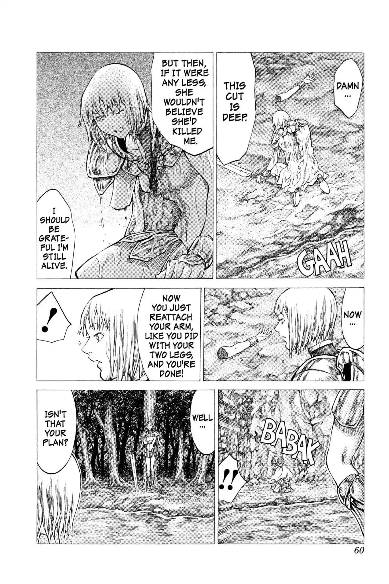 Claymore Chapter 35 page 25 - Chapter 35: Vol.7 Scene 35: The Endless Gravestones, Part 5