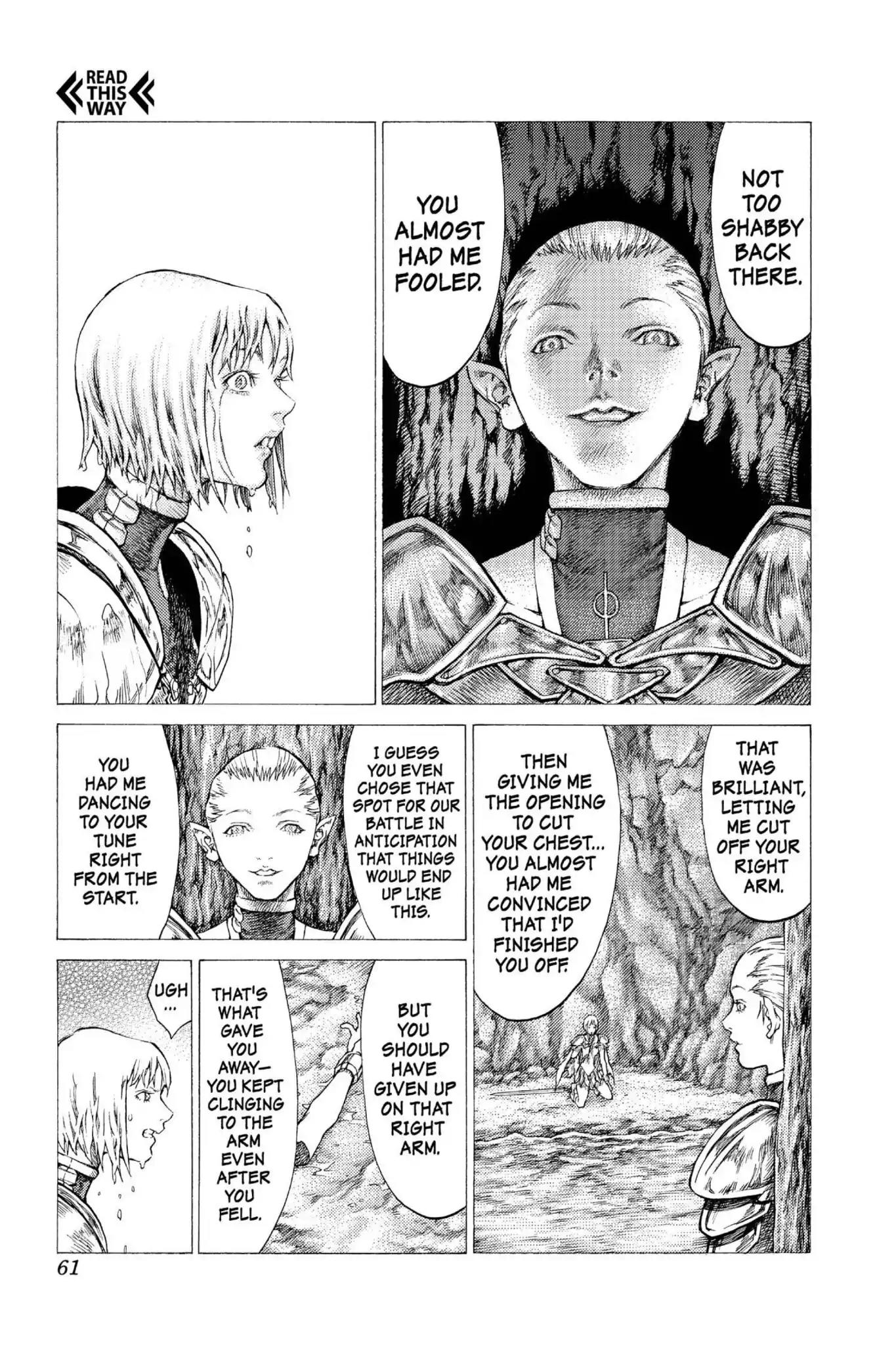 Claymore Chapter 35 page 26 - Chapter 35: Vol.7 Scene 35: The Endless Gravestones, Part 5