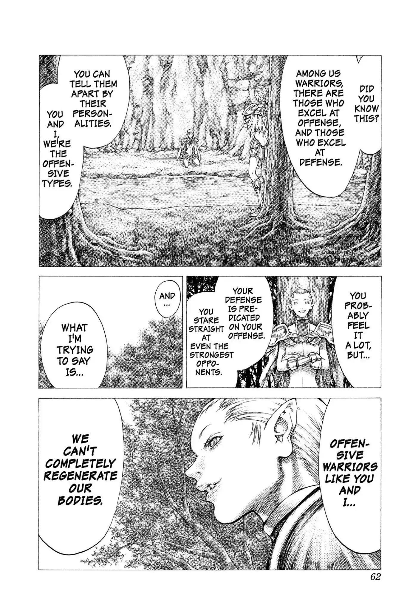 Claymore Chapter 35 page 27 - Chapter 35: Vol.7 Scene 35: The Endless Gravestones, Part 5