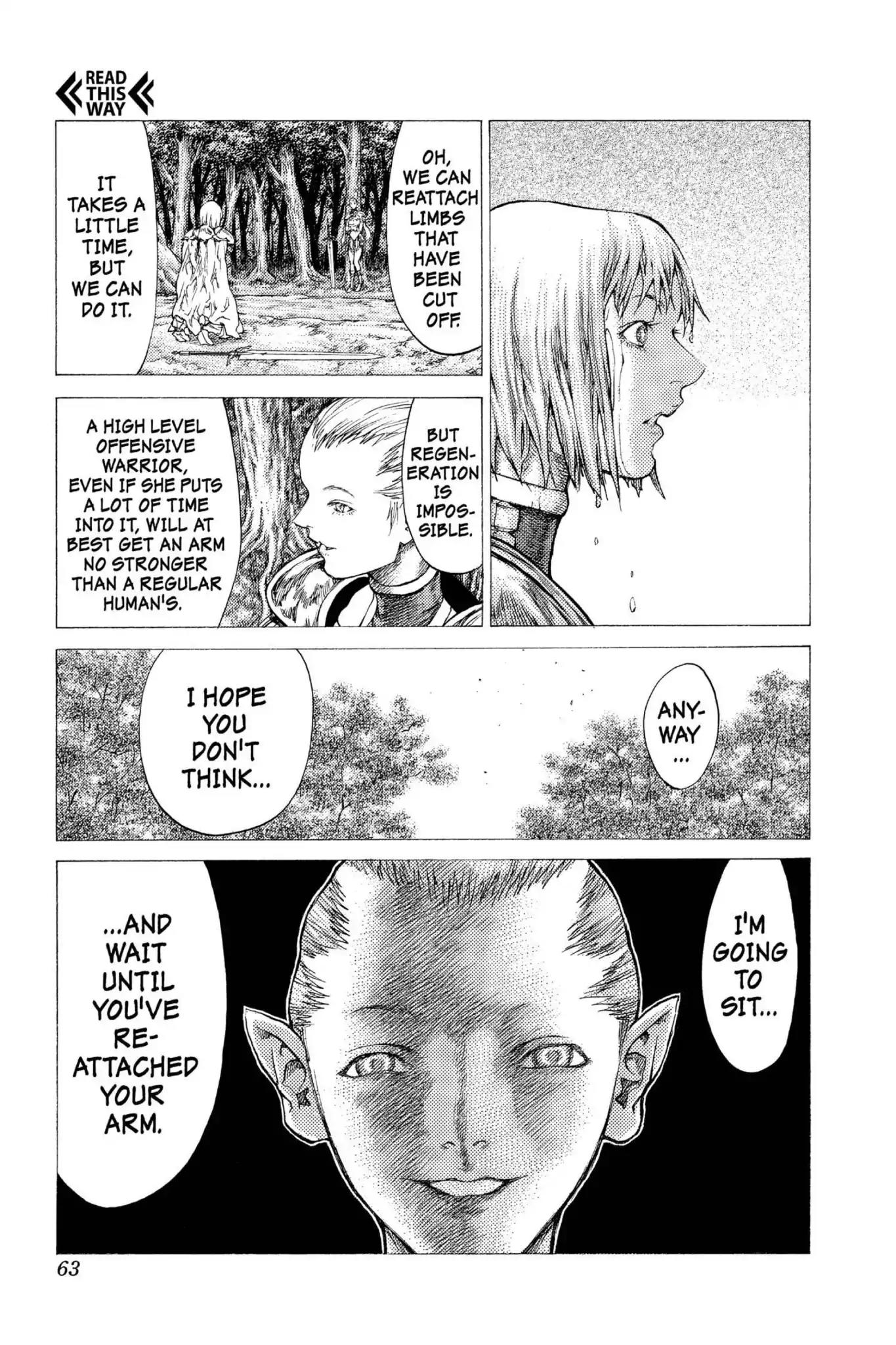 Claymore Chapter 35 page 28 - Chapter 35: Vol.7 Scene 35: The Endless Gravestones, Part 5