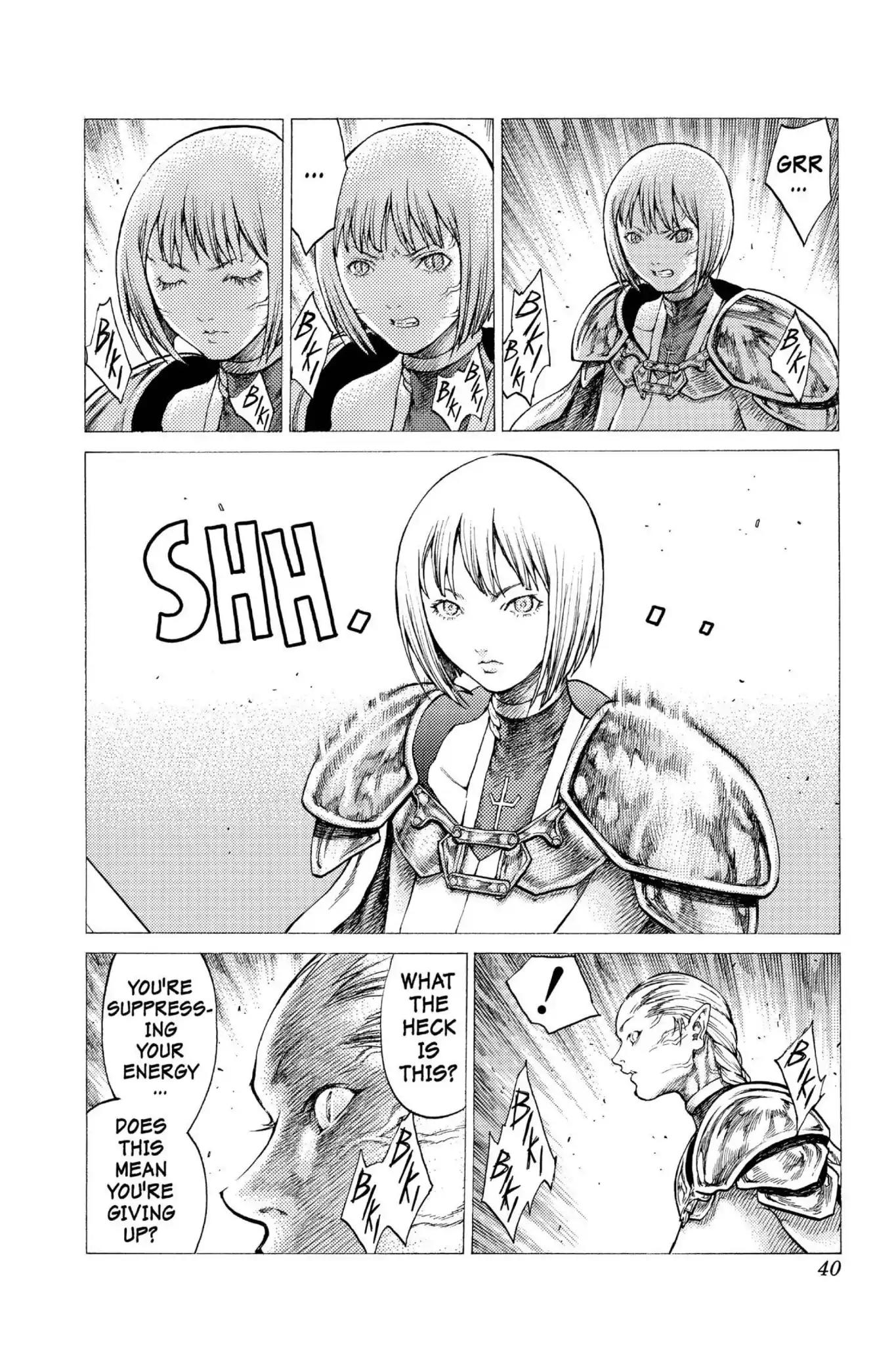 Claymore Chapter 35 page 5 - Chapter 35: Vol.7 Scene 35: The Endless Gravestones, Part 5