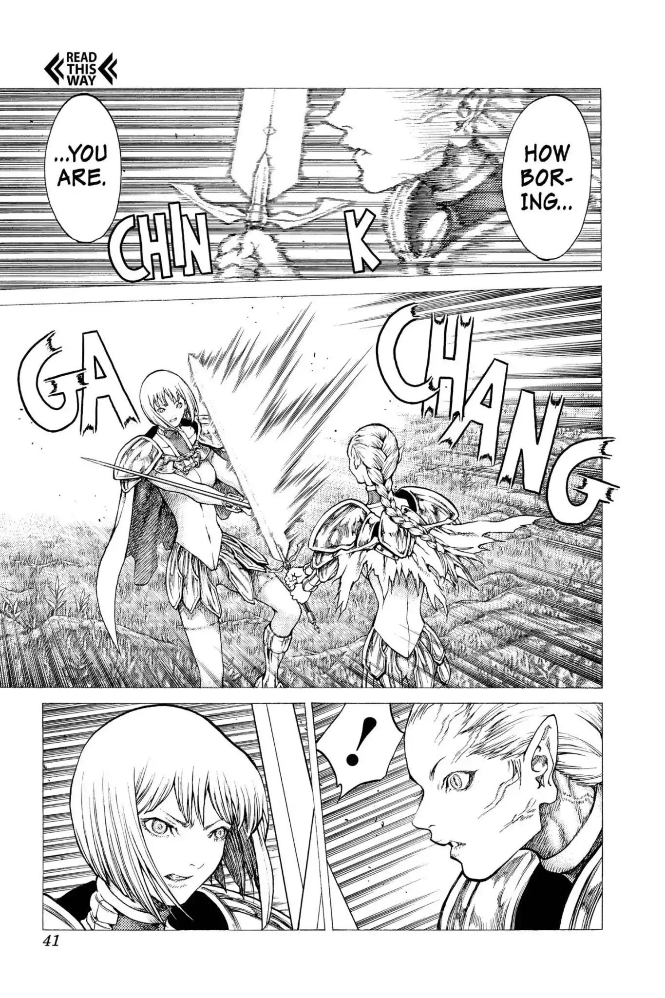 Claymore Chapter 35 page 6 - Chapter 35: Vol.7 Scene 35: The Endless Gravestones, Part 5