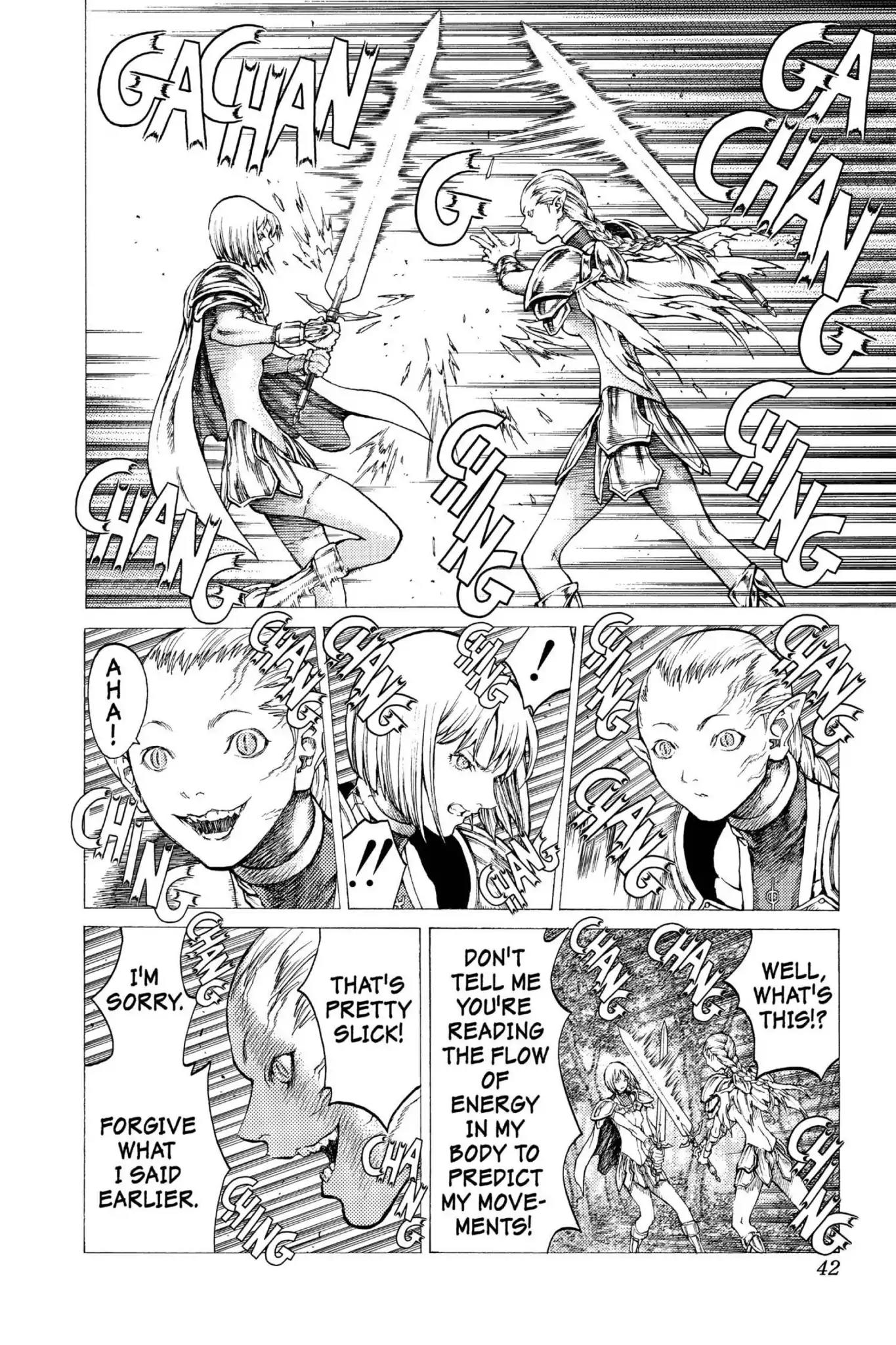 Claymore Chapter 35 page 7 - Chapter 35: Vol.7 Scene 35: The Endless Gravestones, Part 5