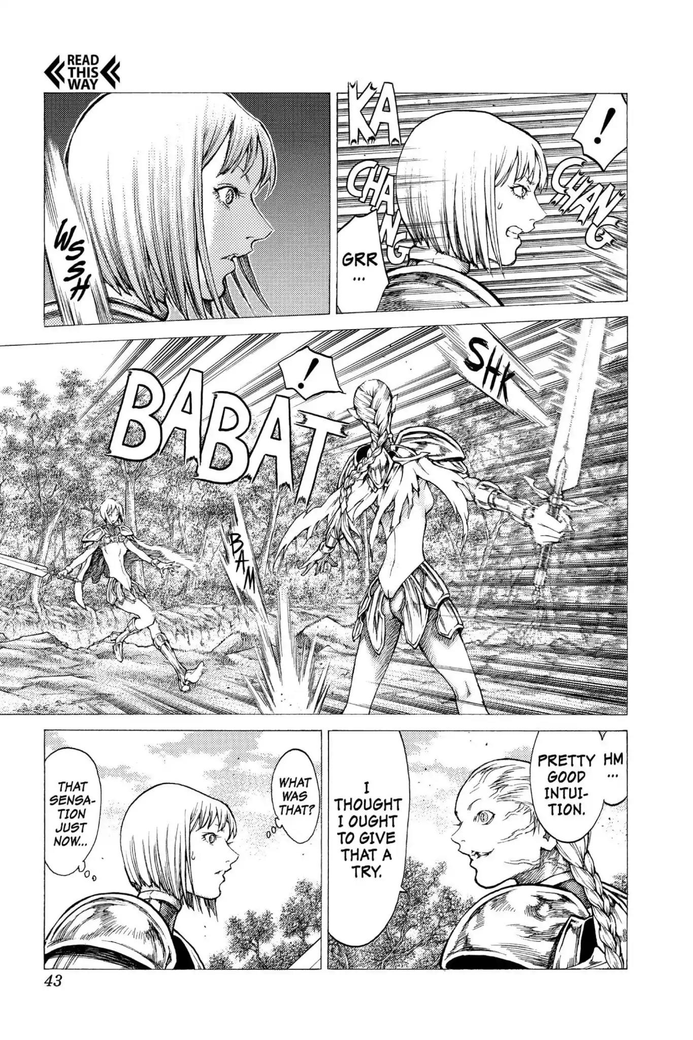Claymore Chapter 35 page 8 - Chapter 35: Vol.7 Scene 35: The Endless Gravestones, Part 5