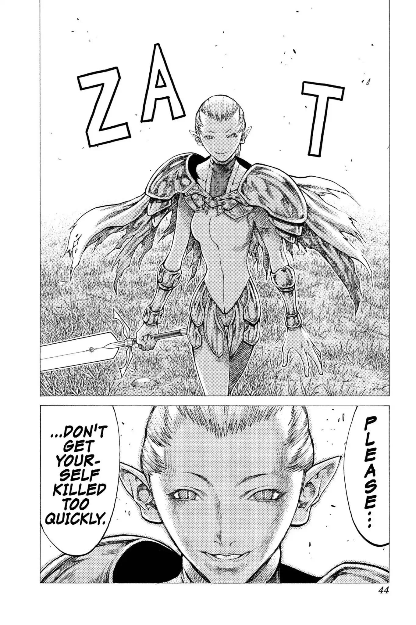 Claymore Chapter 35 page 9 - Chapter 35: Vol.7 Scene 35: The Endless Gravestones, Part 5