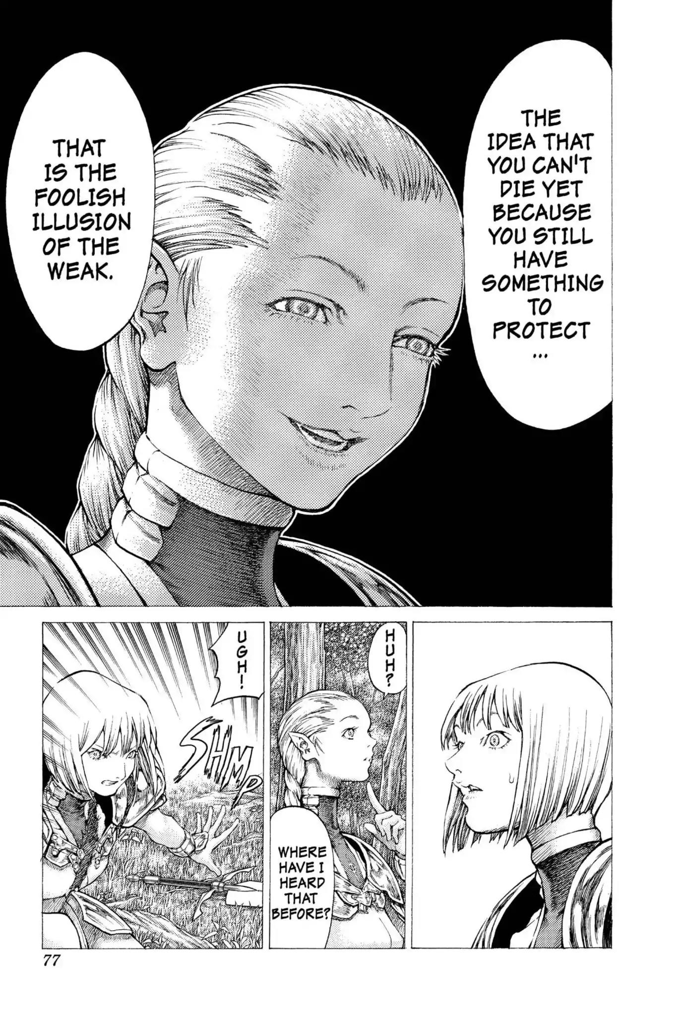 Claymore Chapter 36 page 11 - Chapter 36: Vol.7 Scene 36: The Endless Gravestones, Part 6