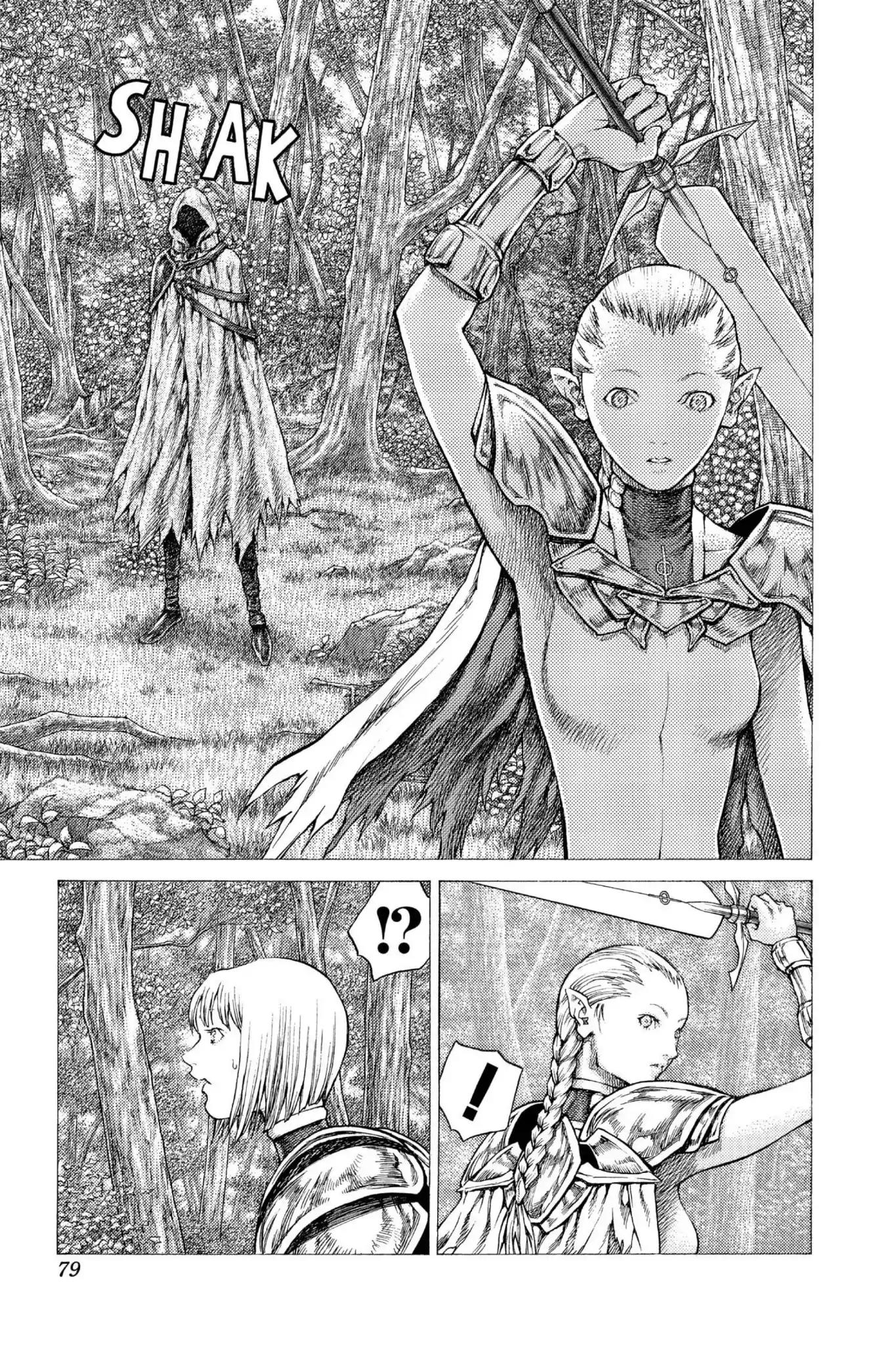Claymore Chapter 36 page 13 - Chapter 36: Vol.7 Scene 36: The Endless Gravestones, Part 6