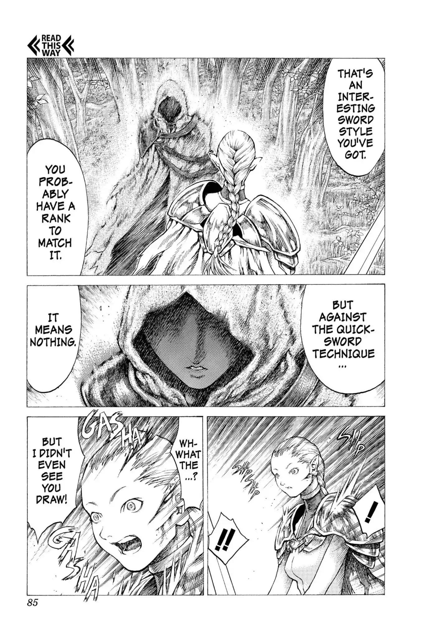 Claymore Chapter 36 page 19 - Chapter 36: Vol.7 Scene 36: The Endless Gravestones, Part 6
