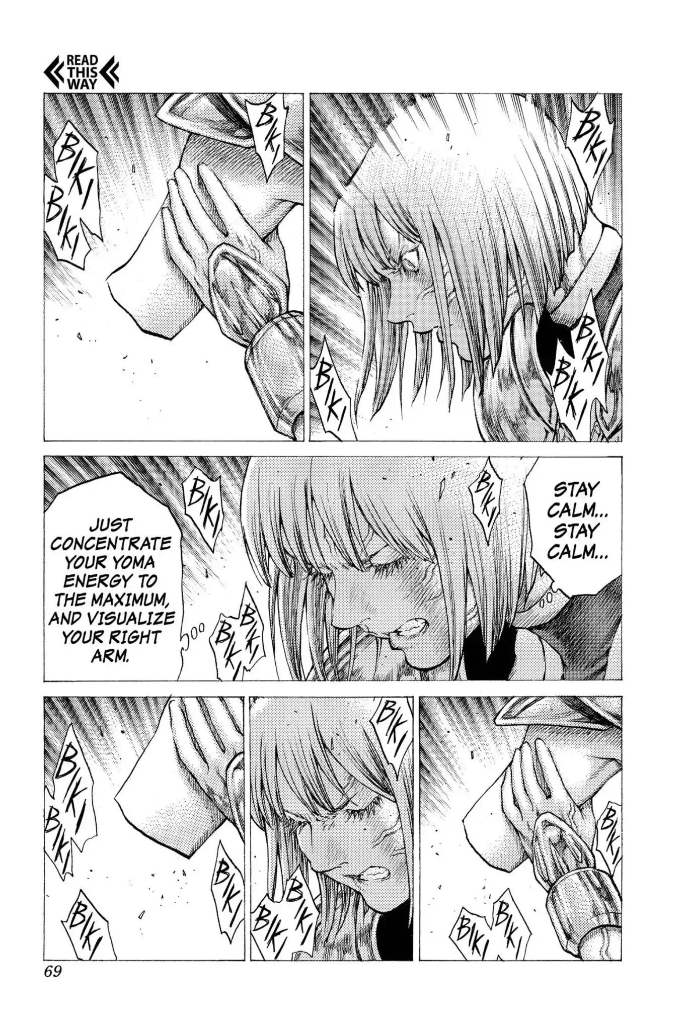 Claymore Chapter 36 page 3 - Chapter 36: Vol.7 Scene 36: The Endless Gravestones, Part 6