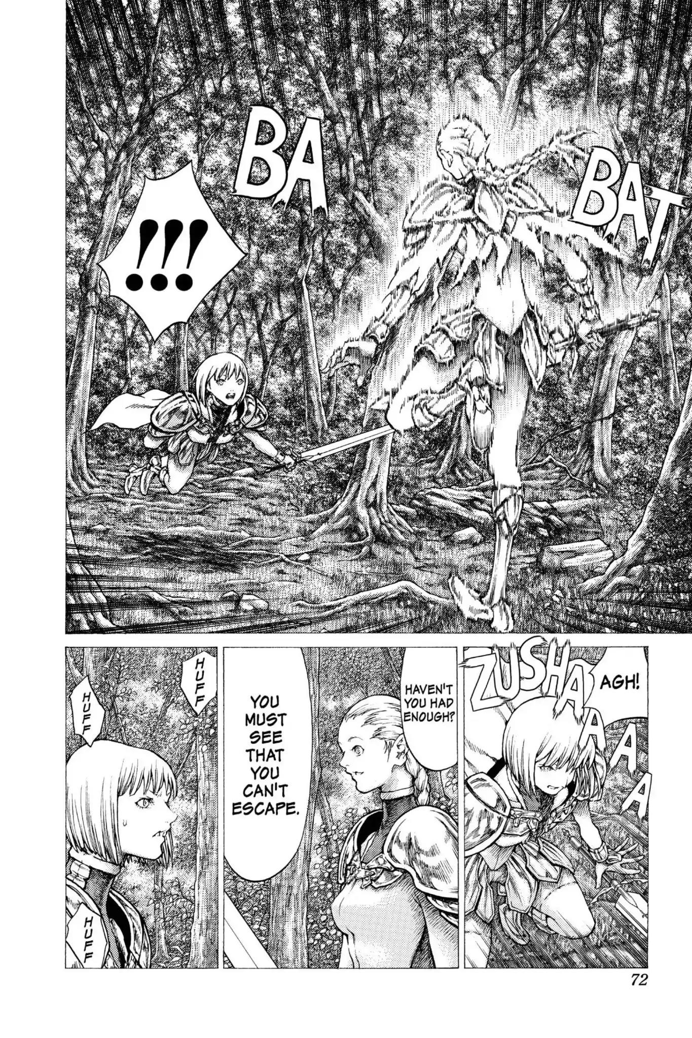 Claymore Chapter 36 page 6 - Chapter 36: Vol.7 Scene 36: The Endless Gravestones, Part 6