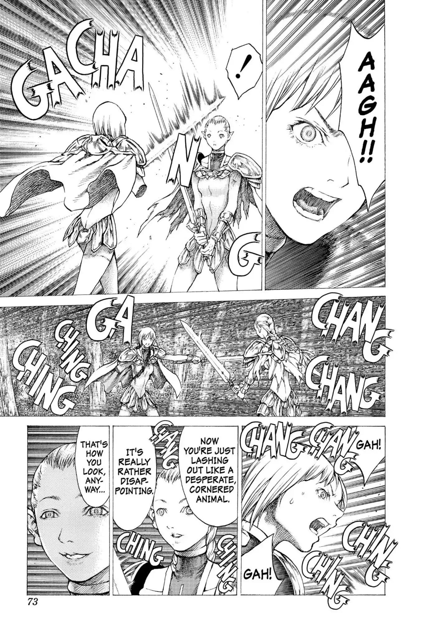 Claymore Chapter 36 page 7 - Chapter 36: Vol.7 Scene 36: The Endless Gravestones, Part 6